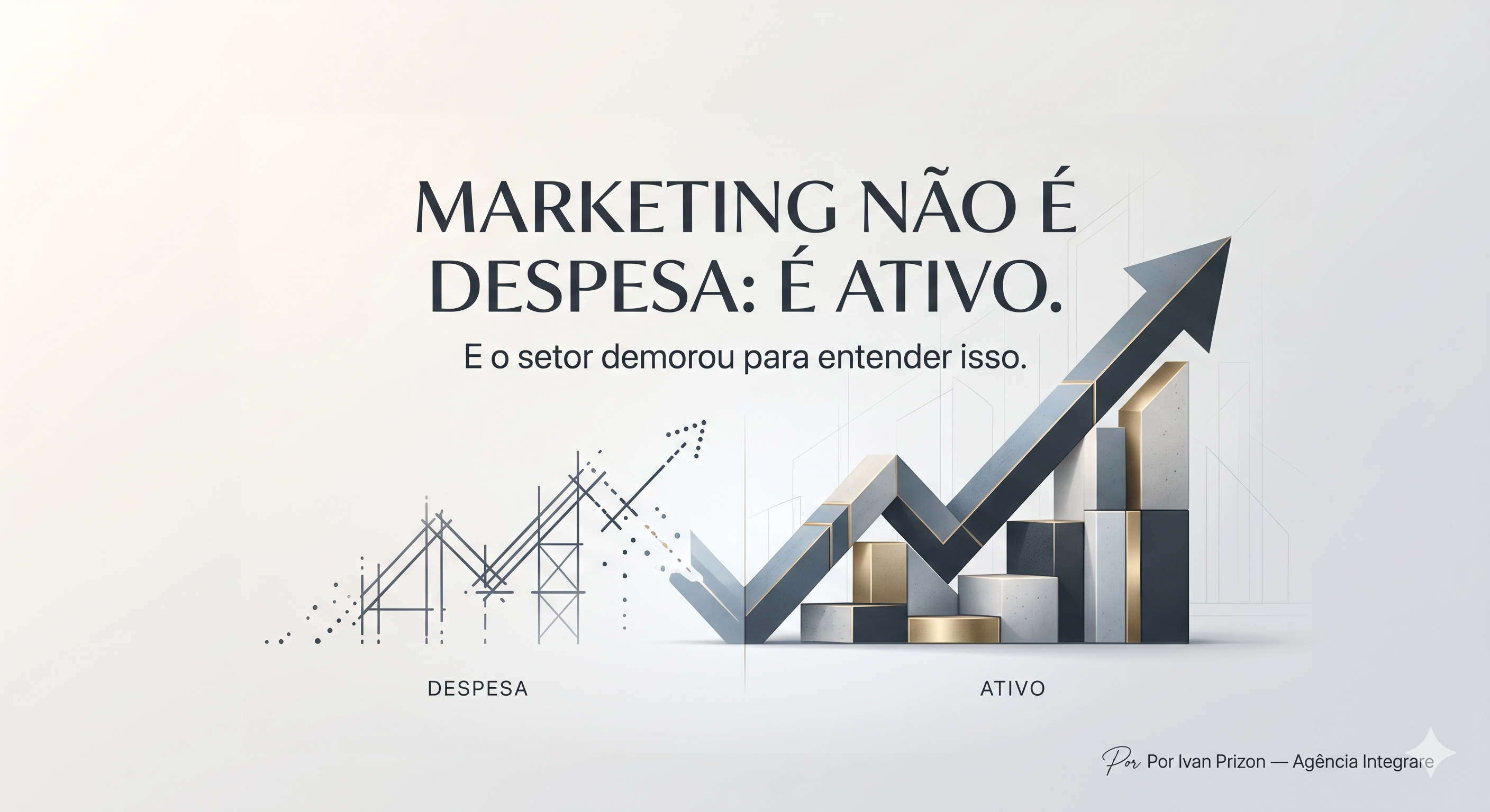 Marketing não é despesa: é ativo. E o setor demorou para entender isso. - Integrare Marketing