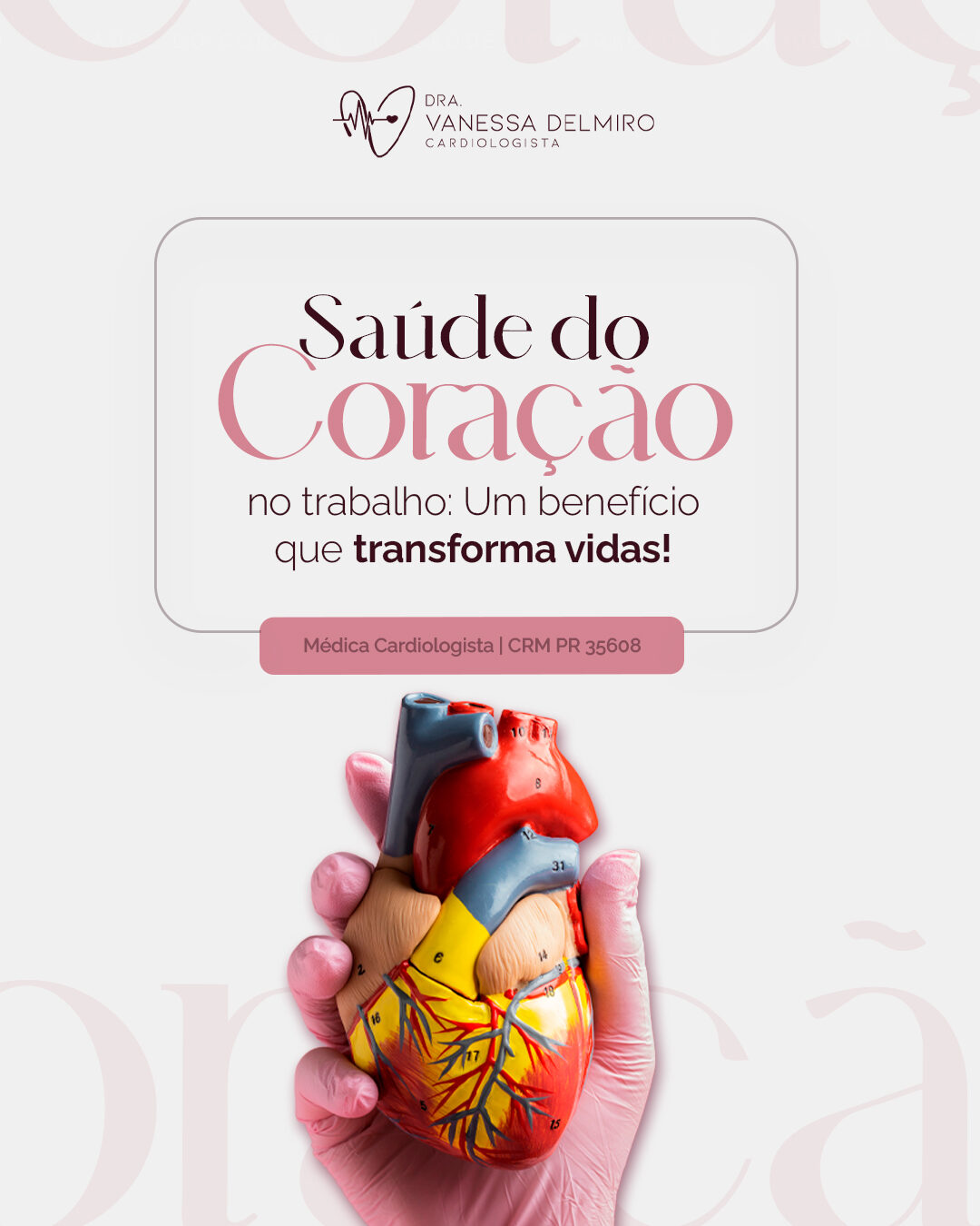 Dra. Vanessa Delmiro, Cardiologista: peça 3 do marketing para Cardiologistas