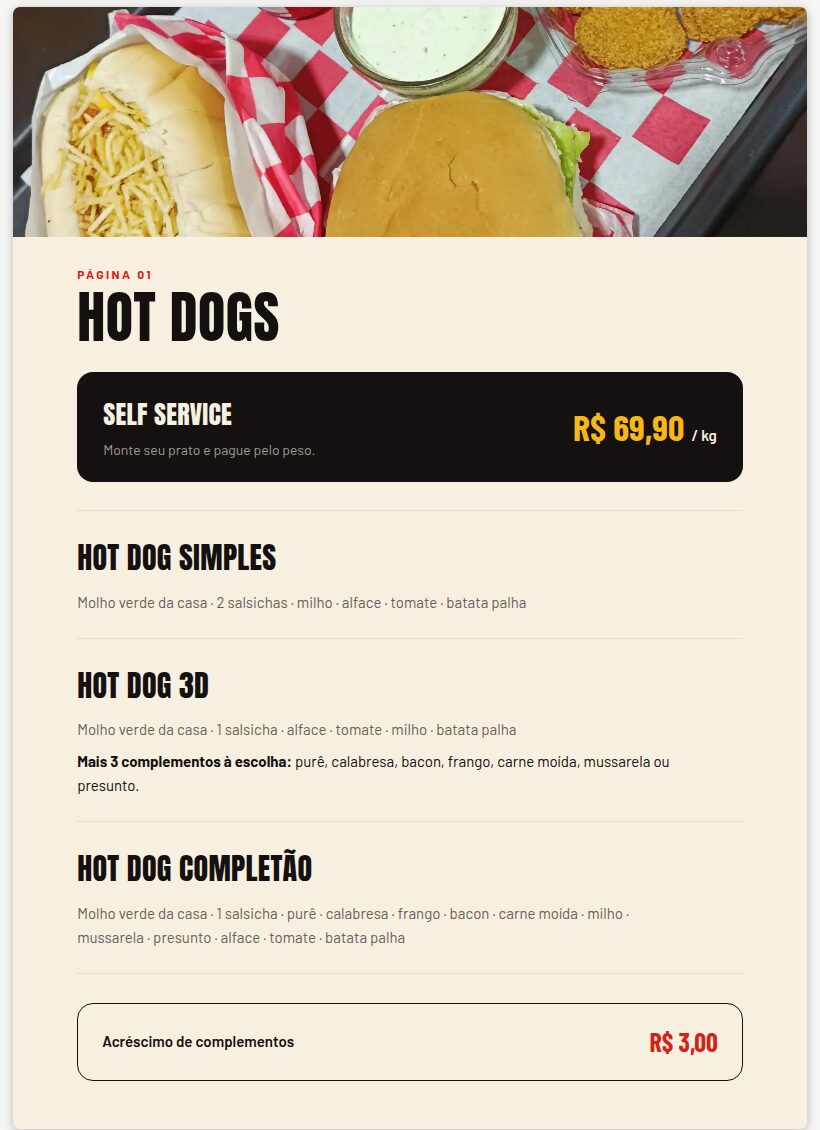 Hot Dog Express: peça 2 do marketing para Restaurantes e Bares