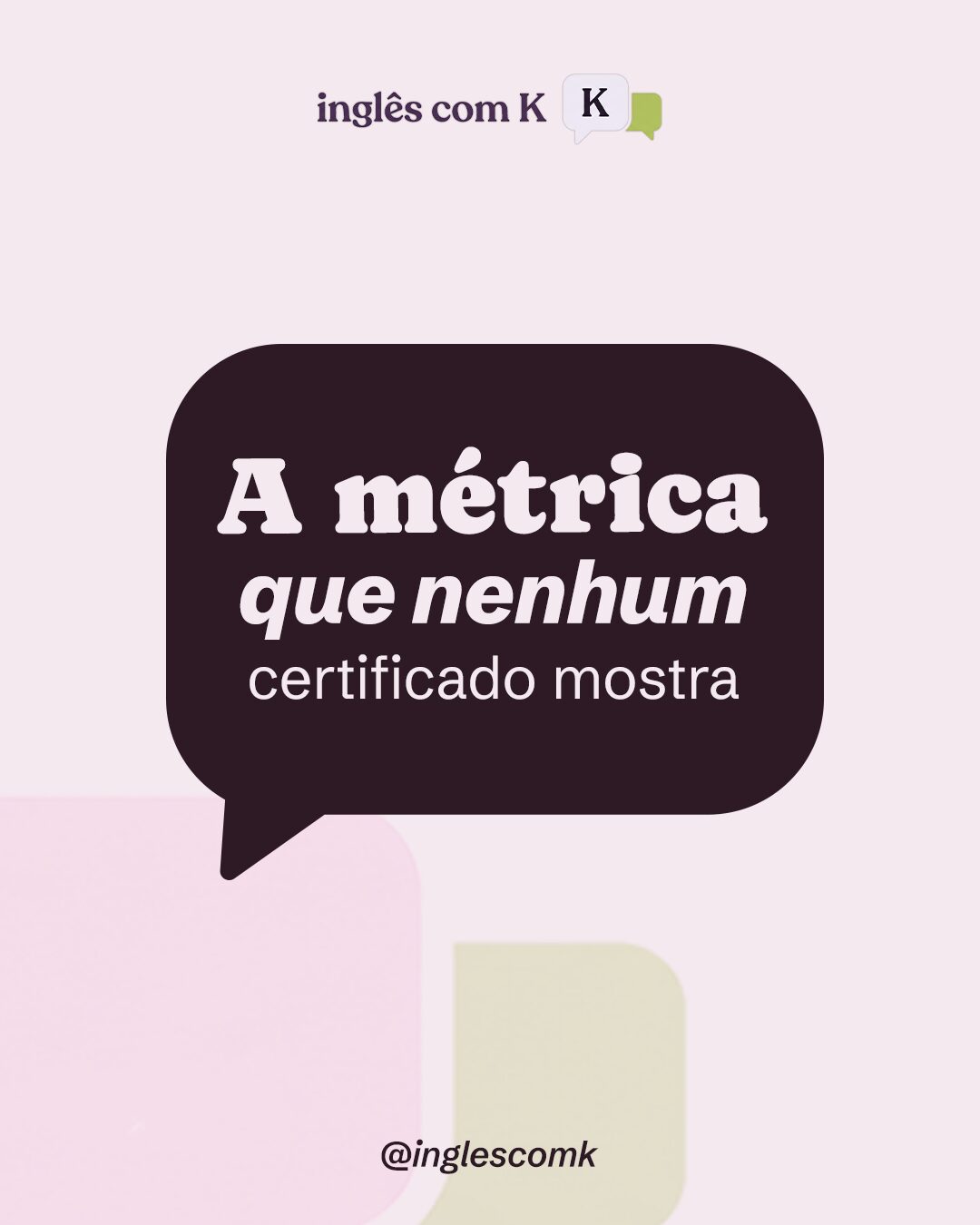 Inglês com K: peça 3 do marketing para Escolas de Idiomas