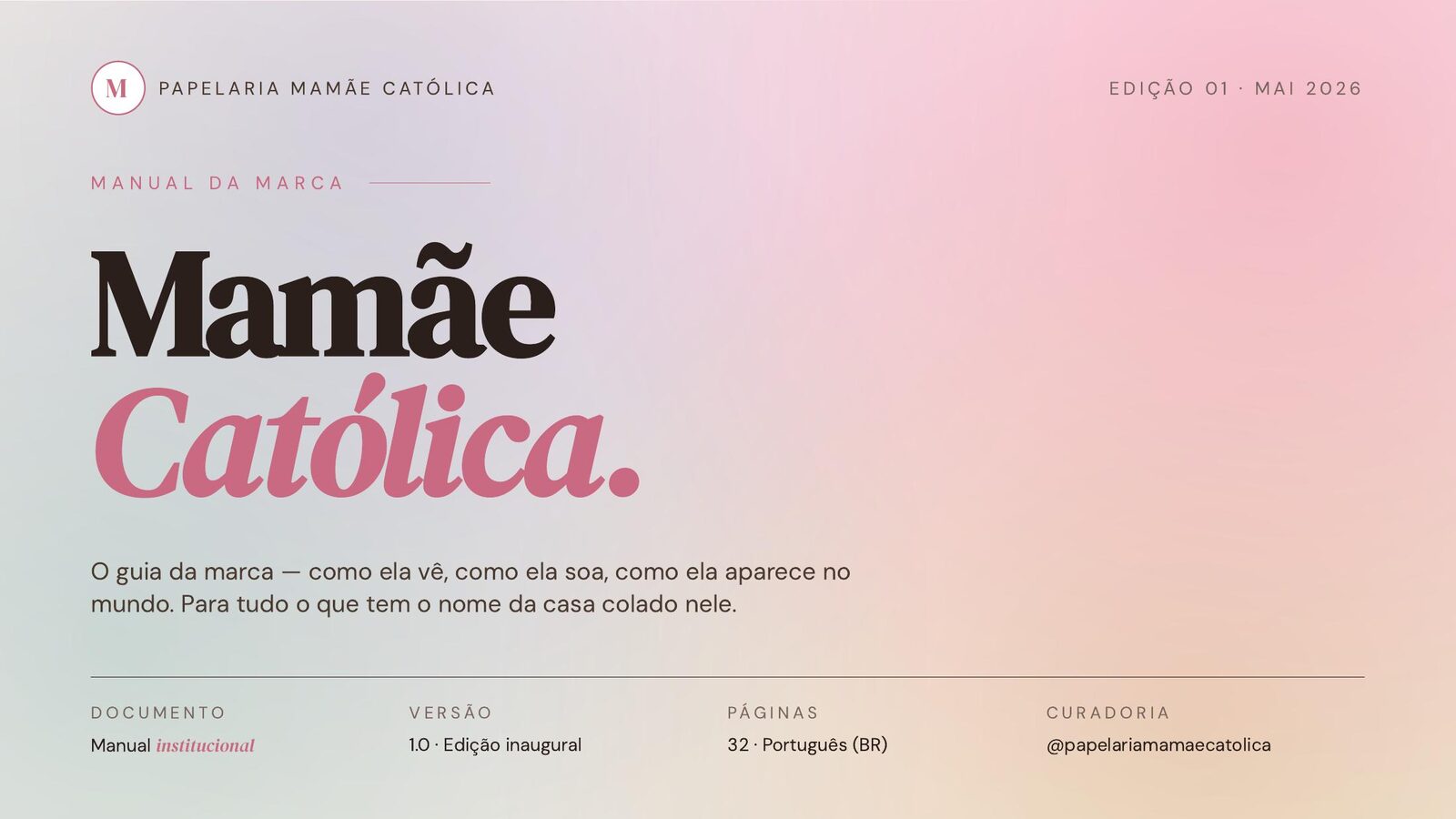Case relacionado: Papelaria Mamãe Católica