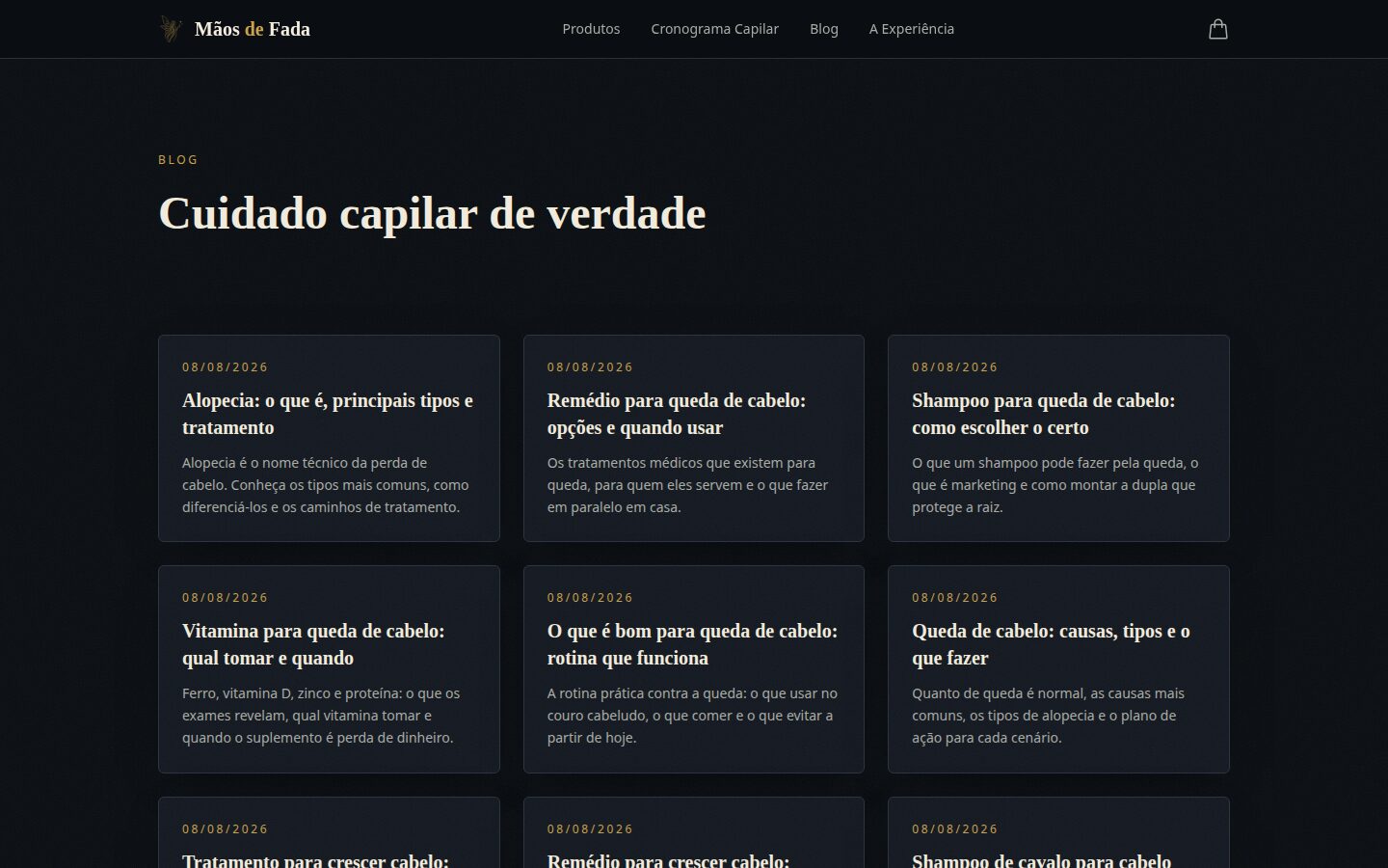 Mãos de Fada: peça 3 do marketing para Salões de Beleza