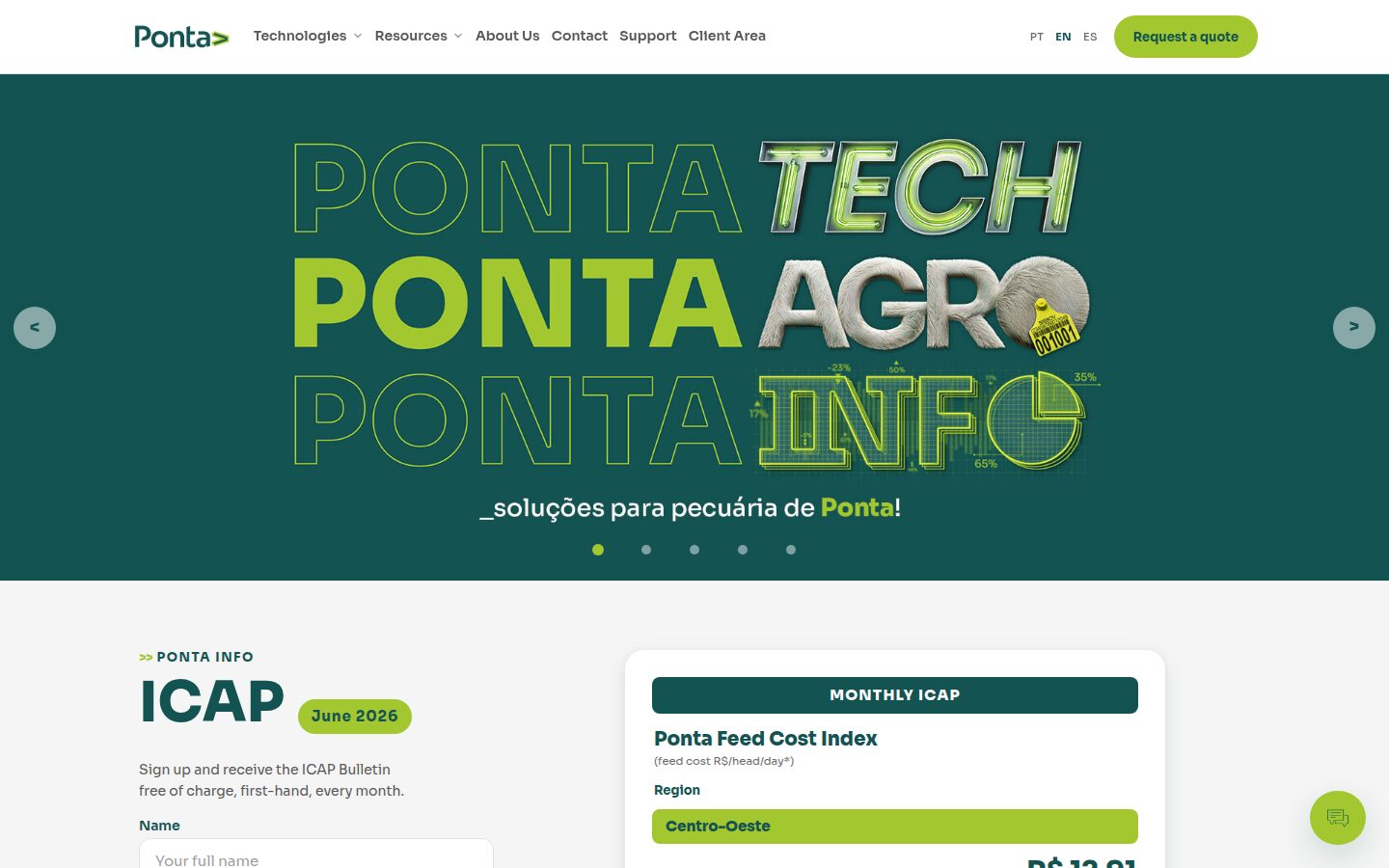 Ponta Agro: peça 3 do marketing para Indústrias