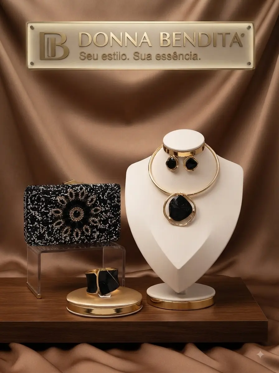 Clucth, Conjunto orgânico em pedrarias e para dar ainda mais charme esse belissimo Bracelete!