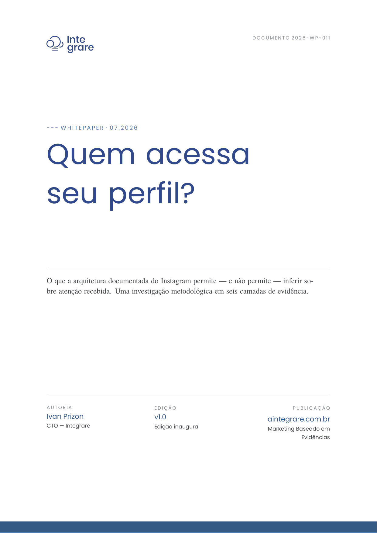Capa do documento 2026-WP-011