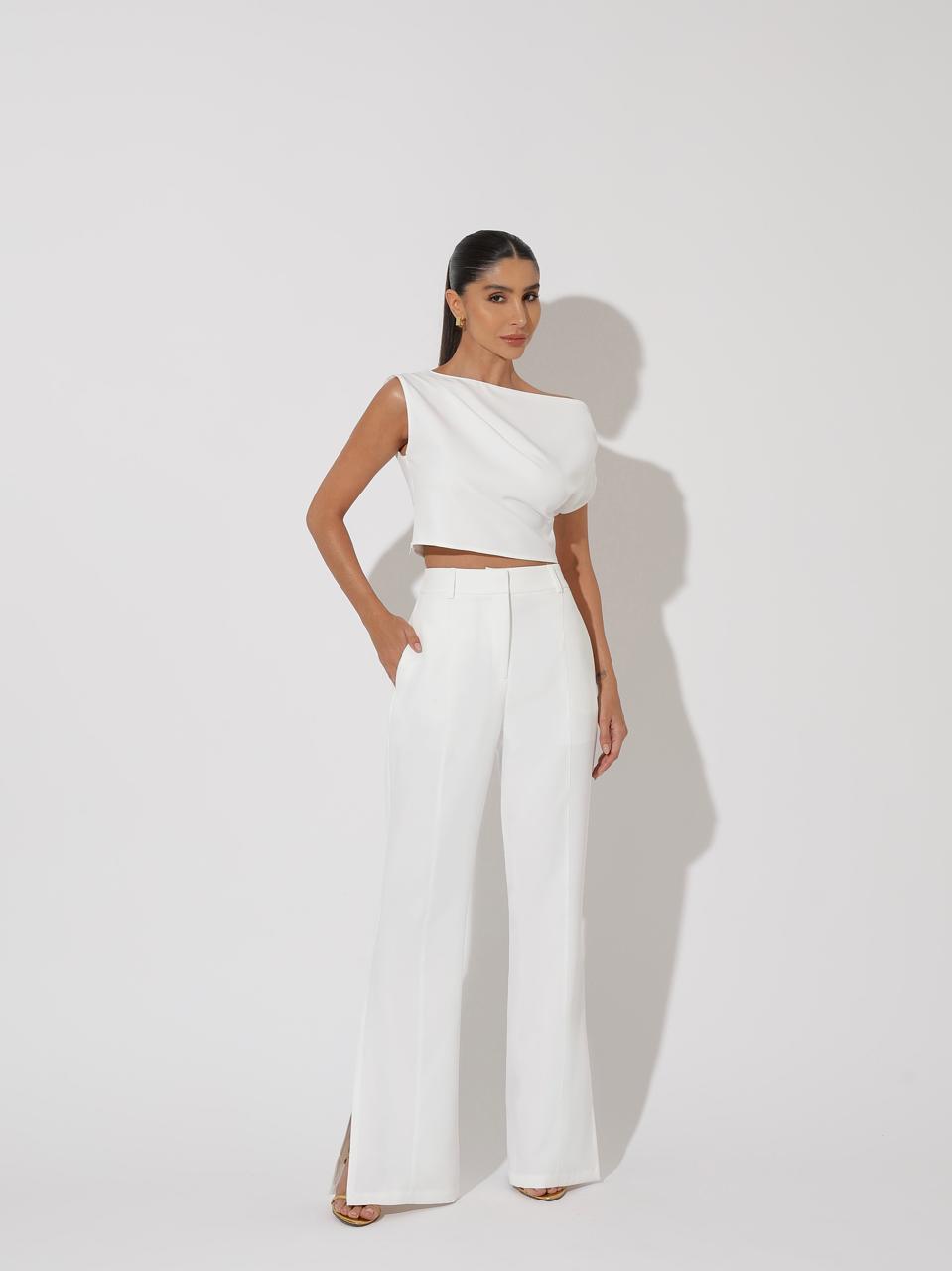 Calça Alfaiataria Off White