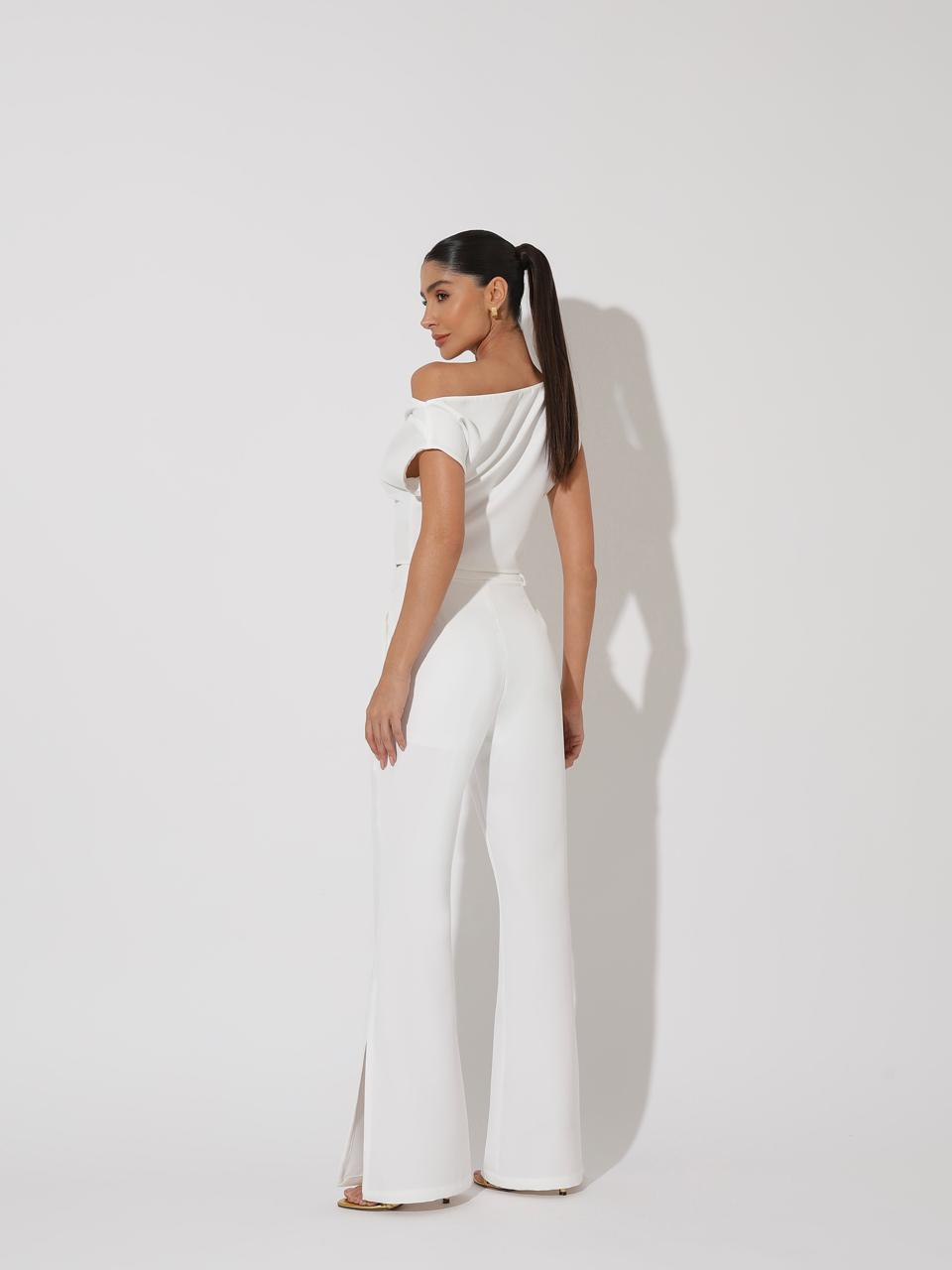 Calça Alfaiataria Off White