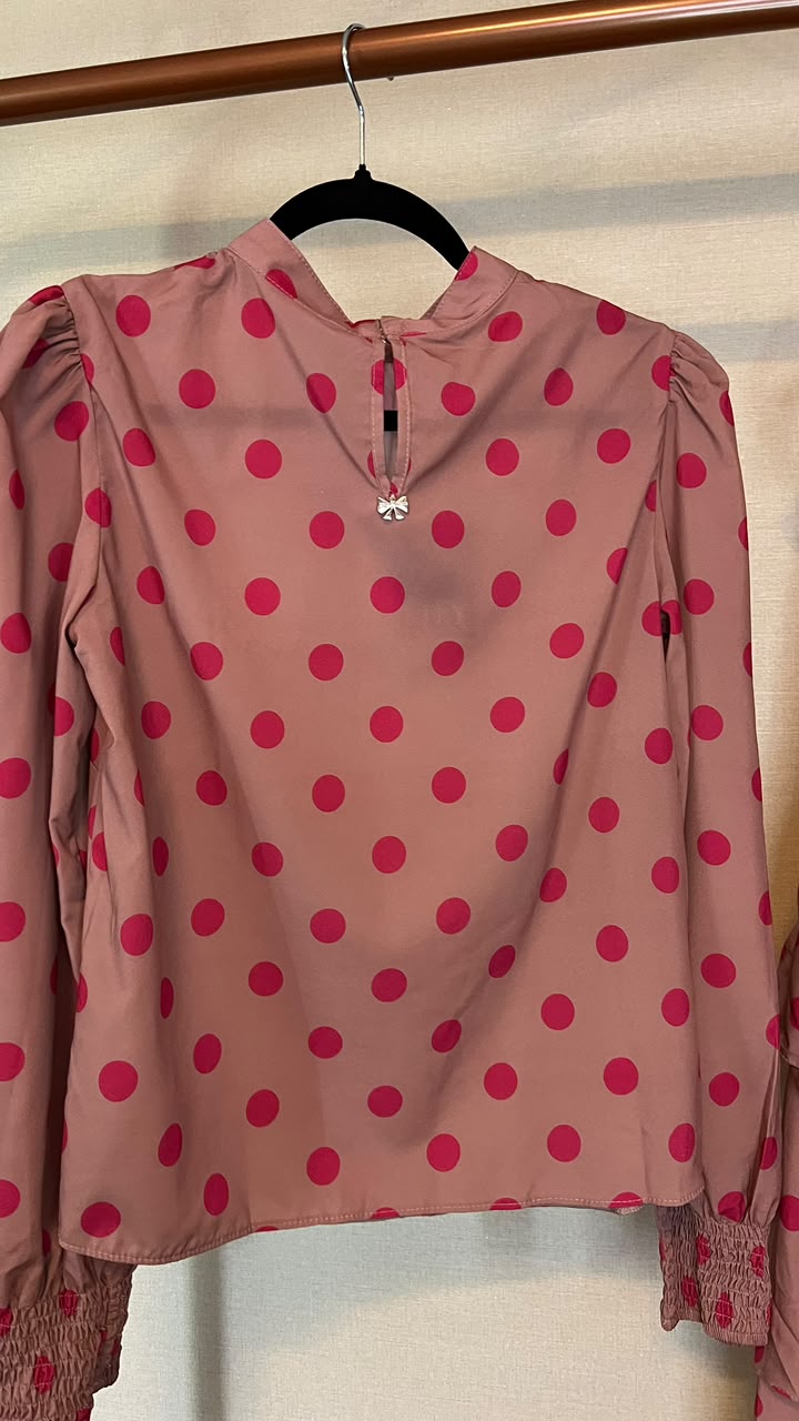 Blusa Poá Rosa