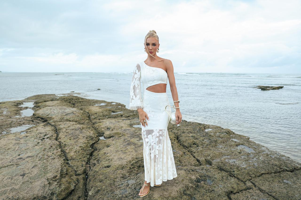 Vestido Off White Praiano