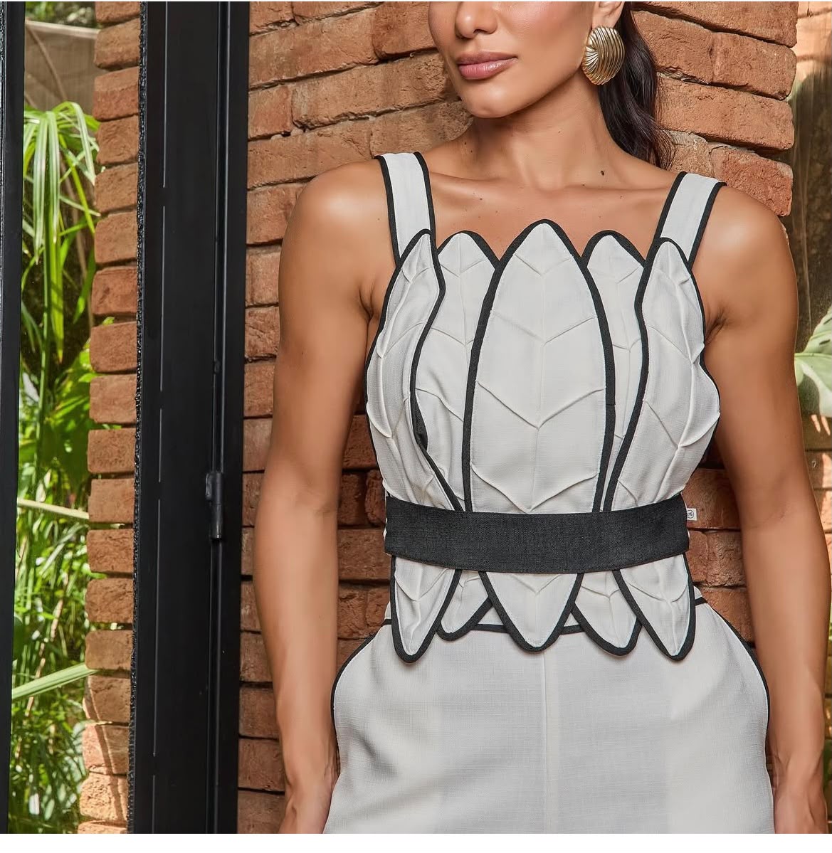 Conjunto Alfaiataria Off White na cor off white — foto 3