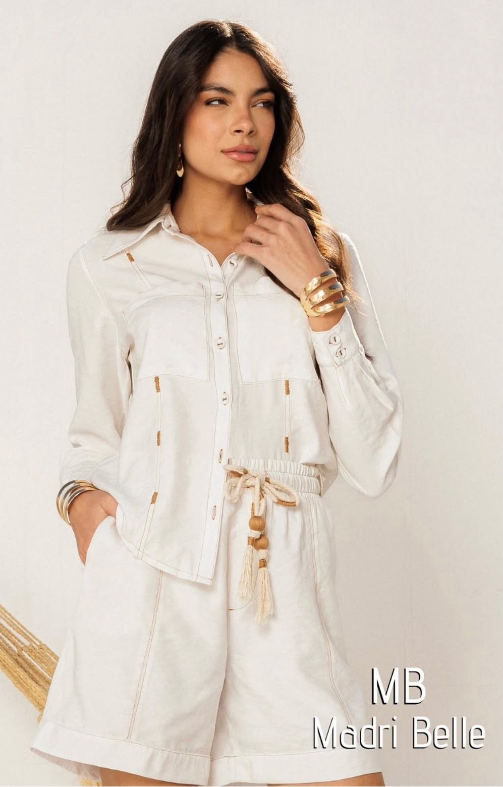 Camisa Sarja Off White
