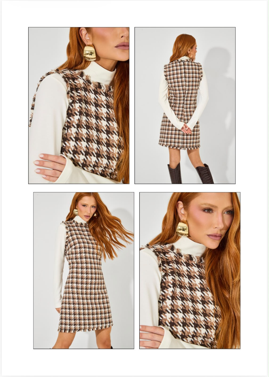 Vestido Tweed Curto - foto 4