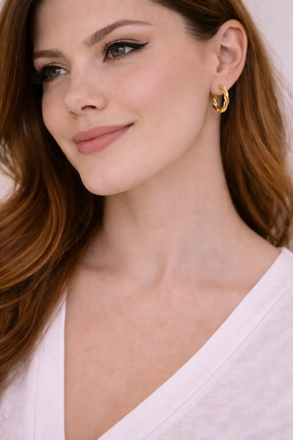 Brinco Argola Dourada | Prata Trançada