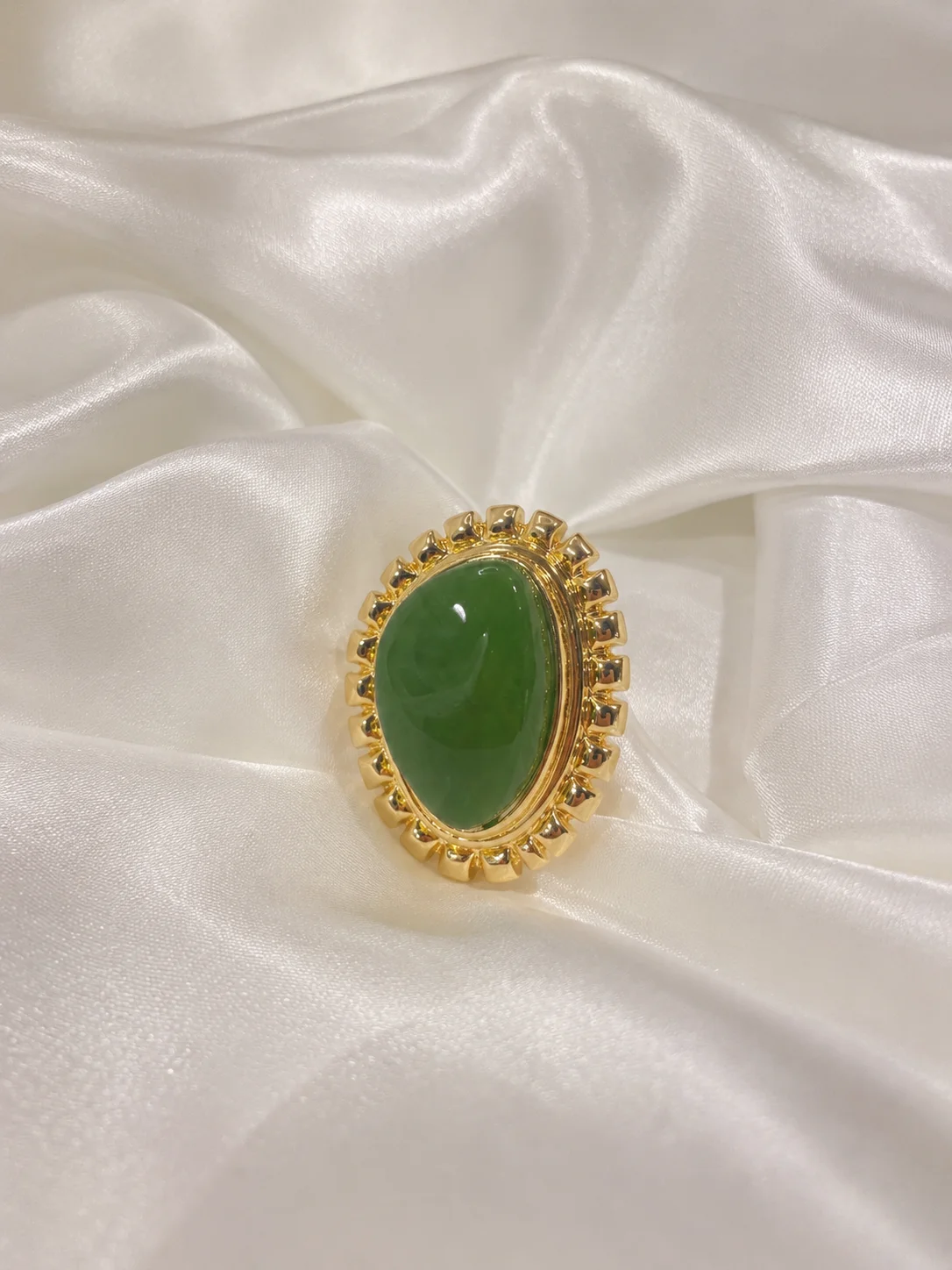 Anel Aura Vintage Pedra Natural Donna Bendita