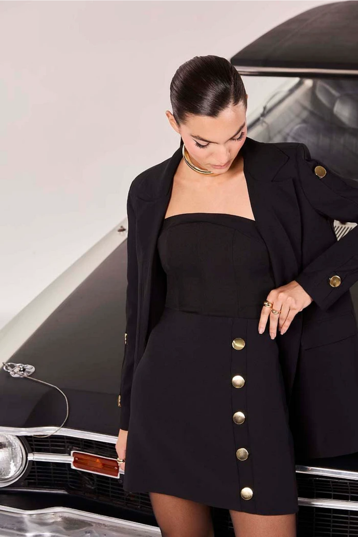 Blazer Alfaiataria Preto