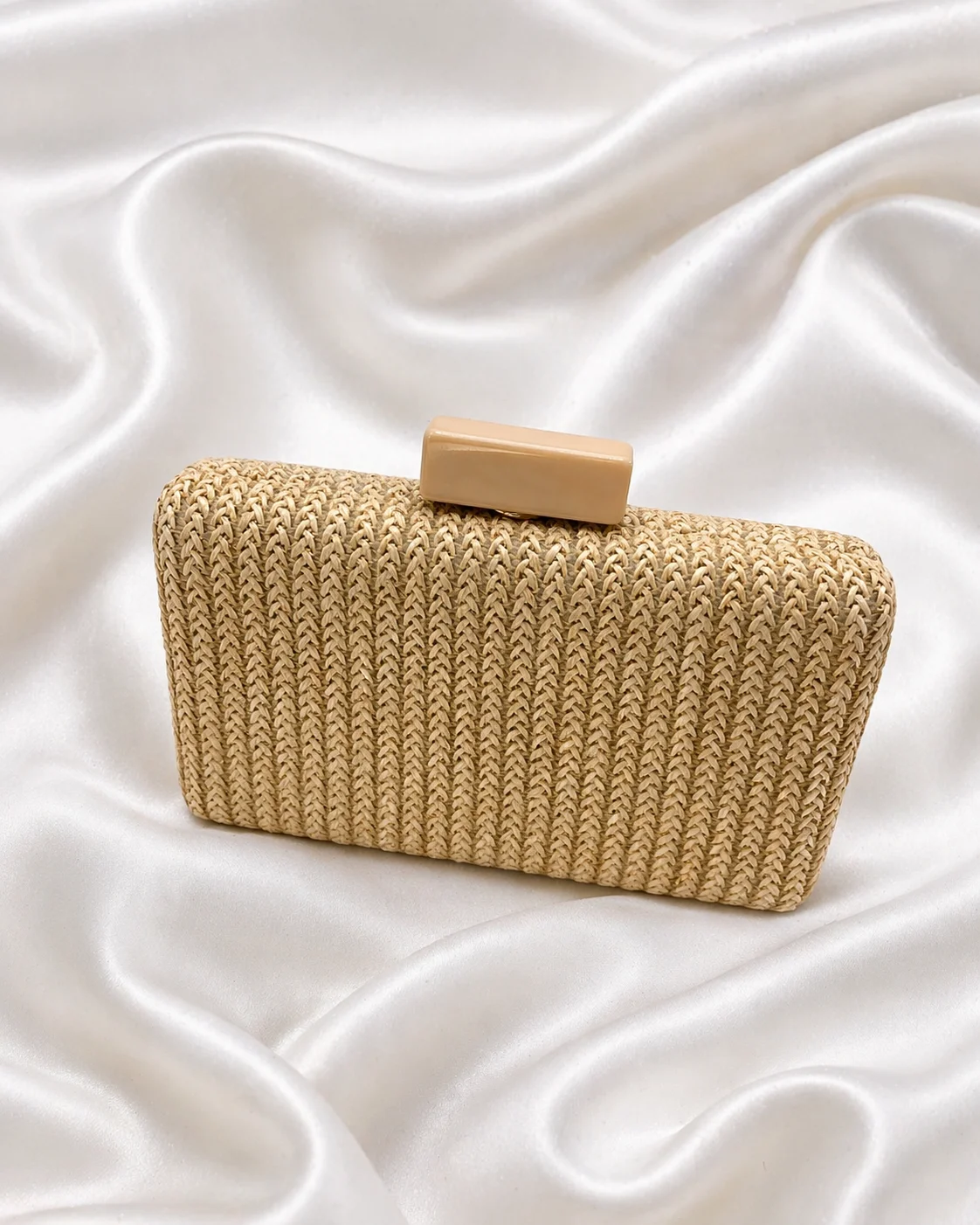 Clutch Palha Trançada Riviera