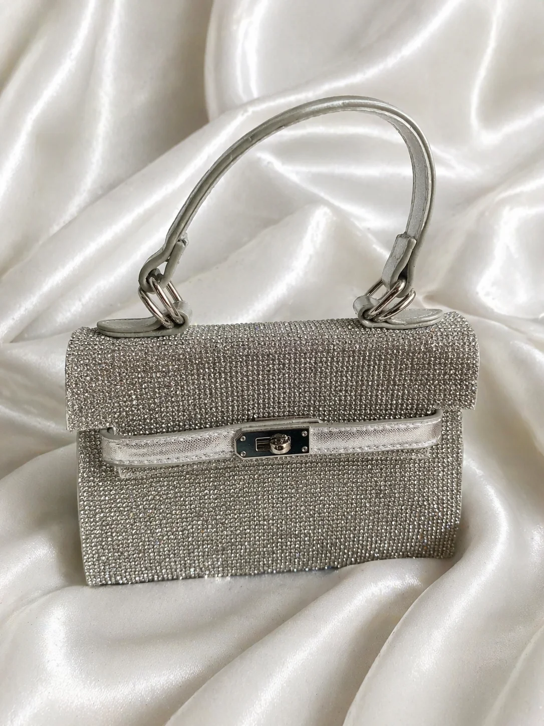 Bolsa Glam Shine Luxo com Strass