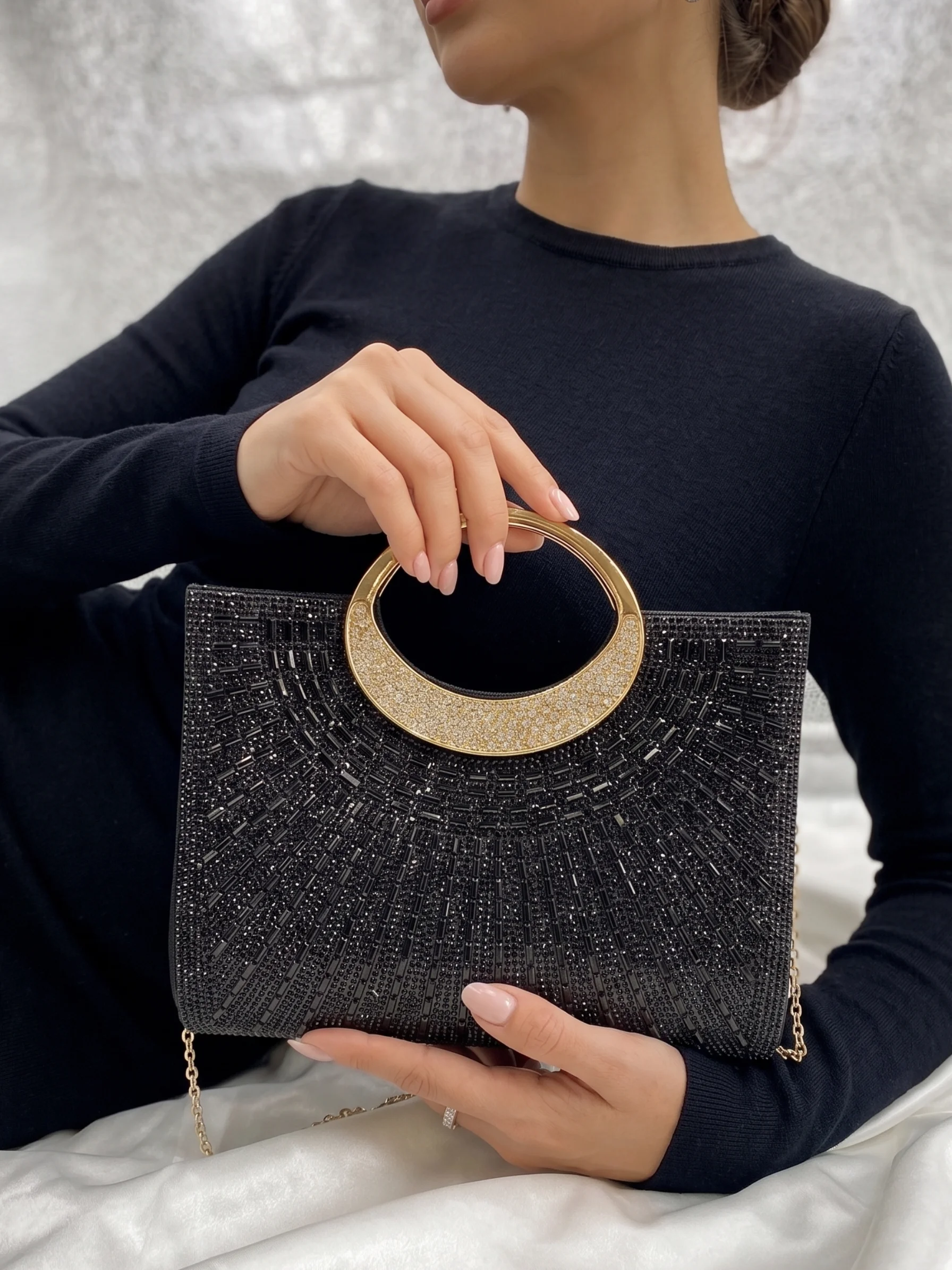 Clutch Radiance Strass