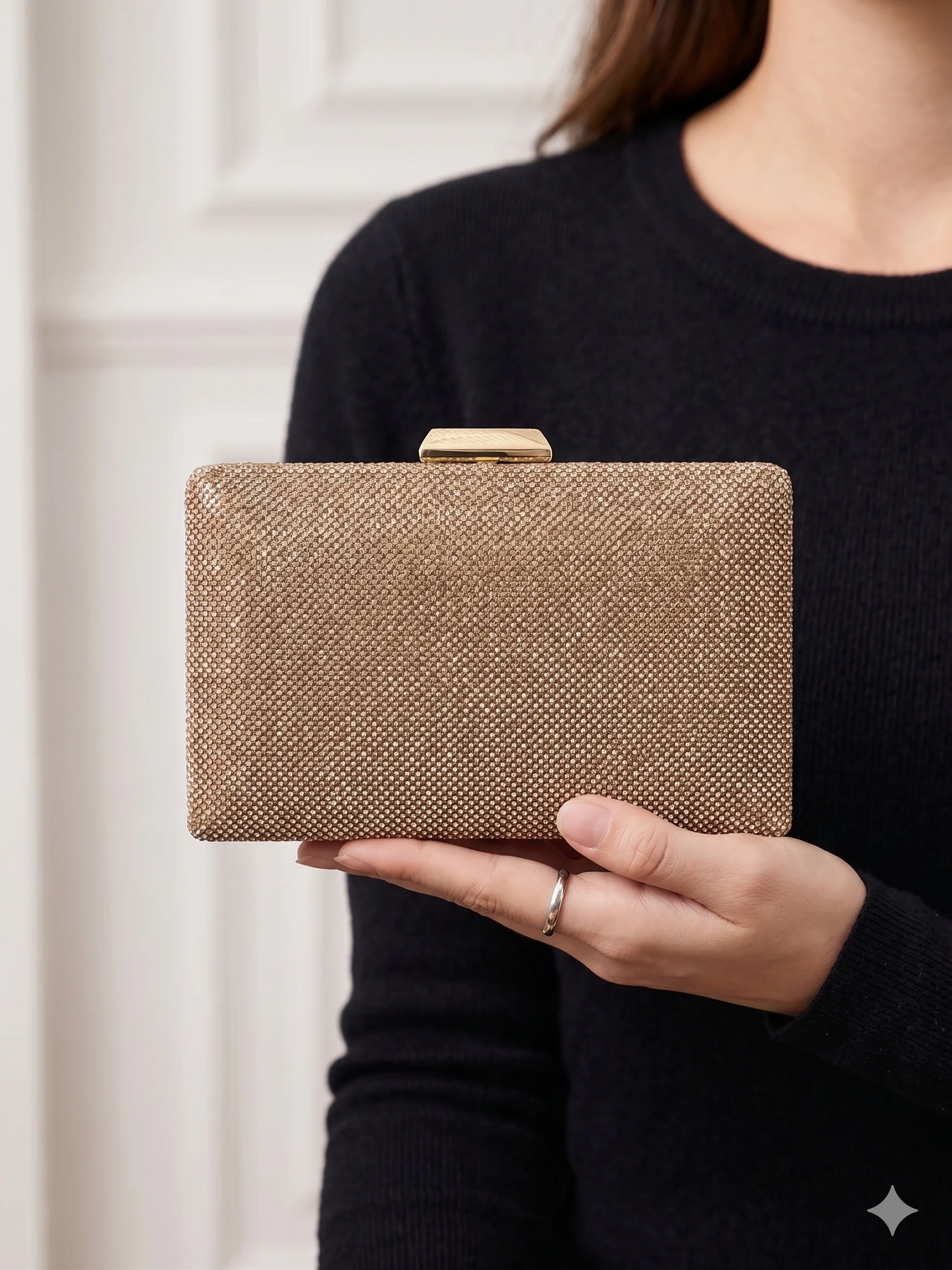 Clutch Glam Lux Cristais 