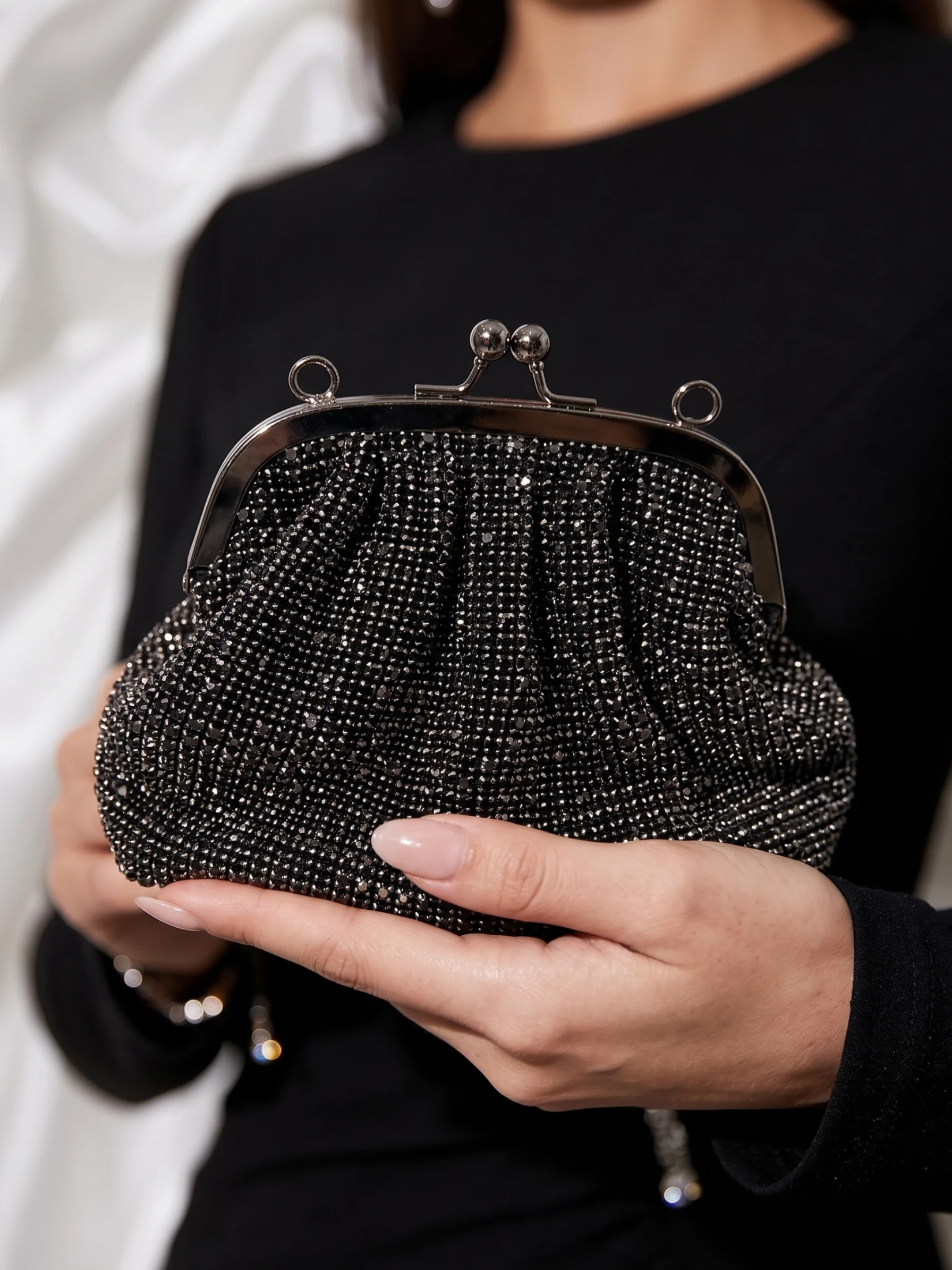 Clutch Glam Cristal Lux Donna Bendita