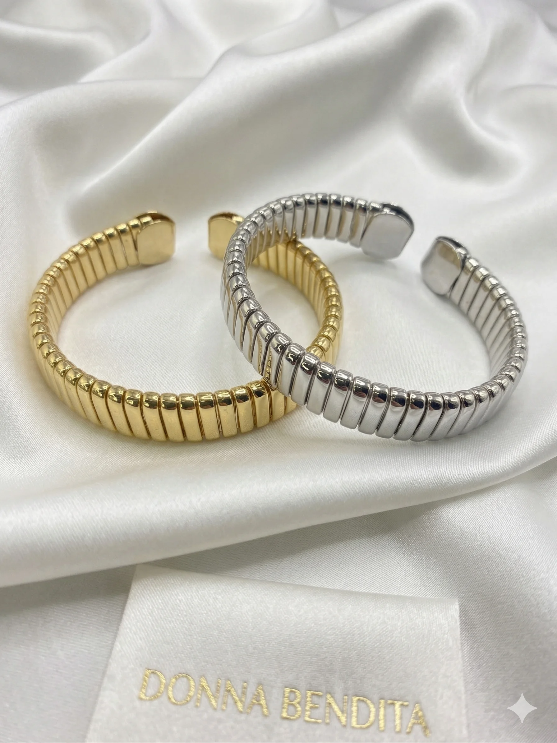 Bracelete Rígido Articulado Tubo Italiano 