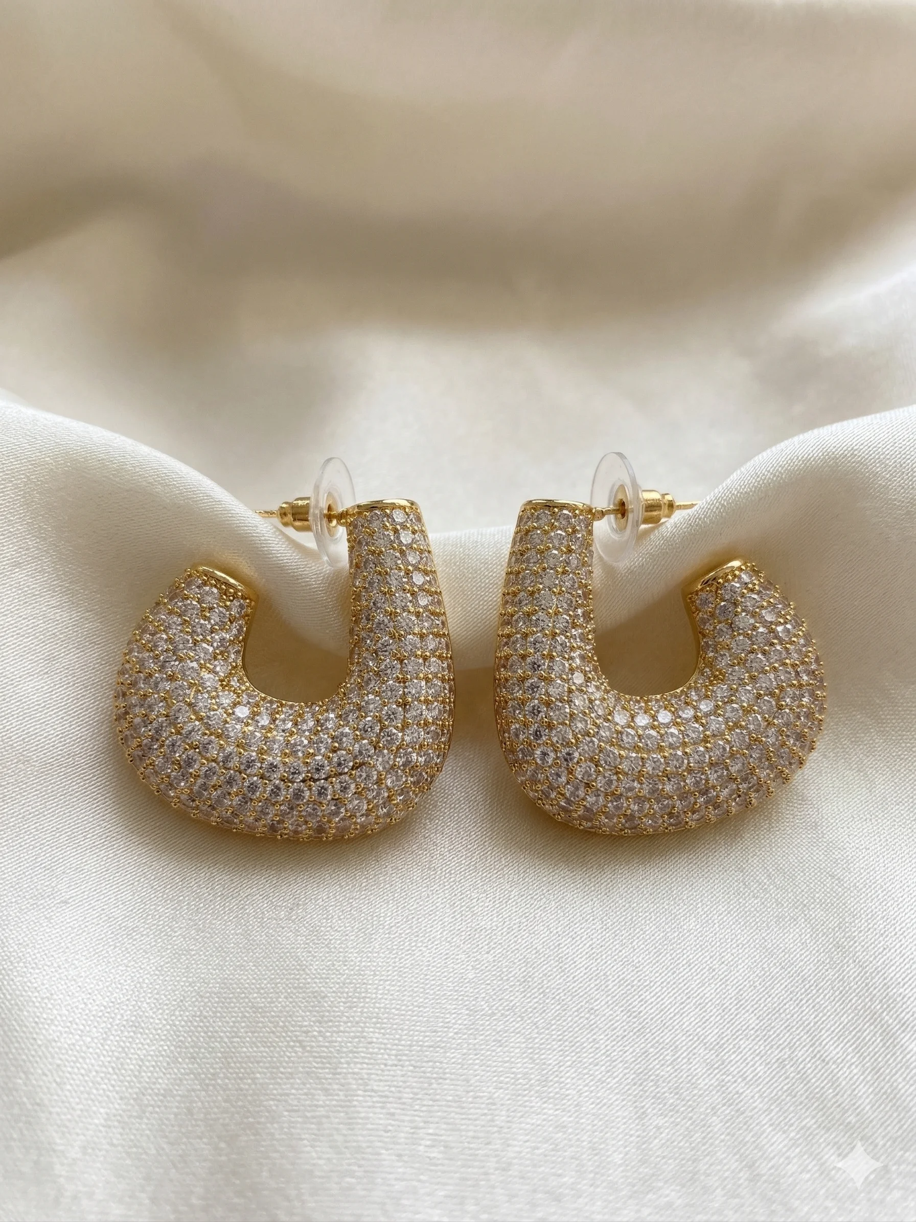 Brinco Argola Bold Cravejada