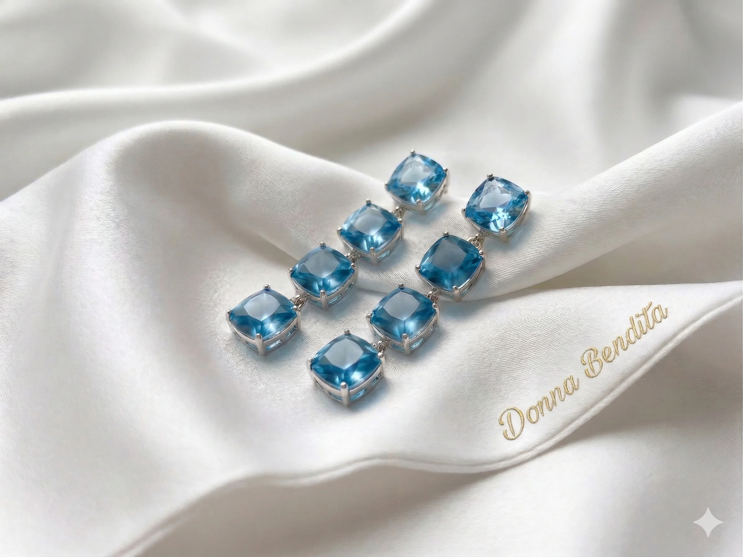 Brinco Cascata de Zircônias Coloridas