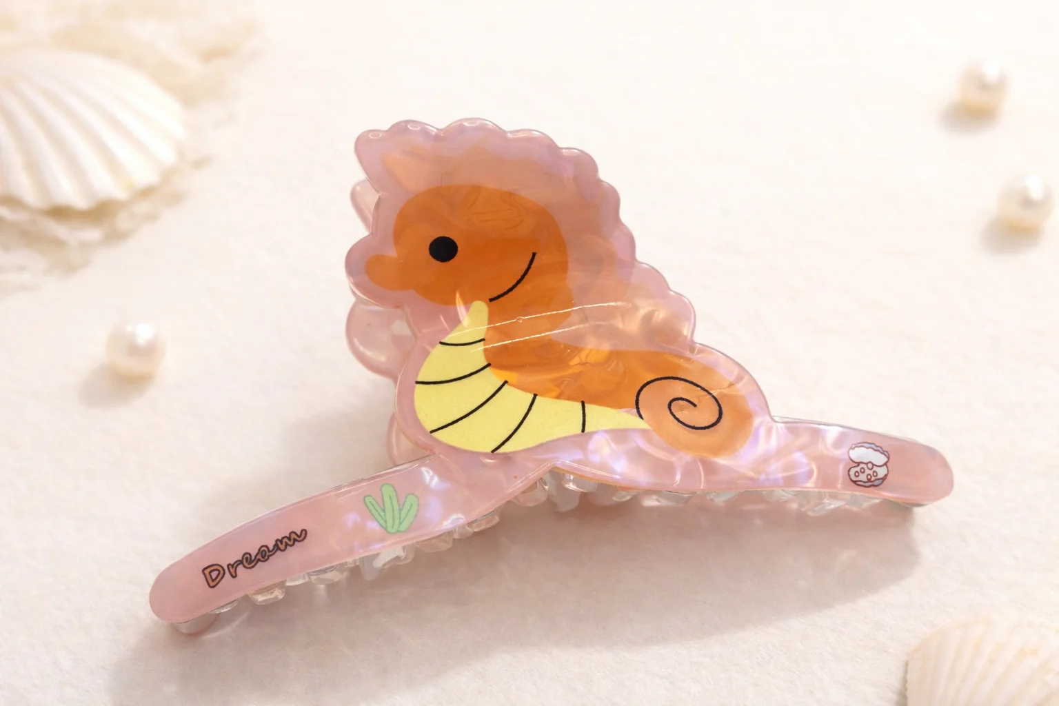 Piranha Infantil Cavalo-Marinho Rosa