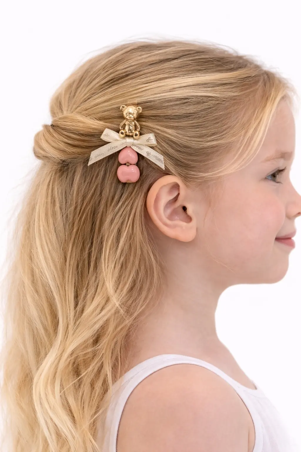 Kit Presilhas Infantil Smile & Corações com 5 Peças