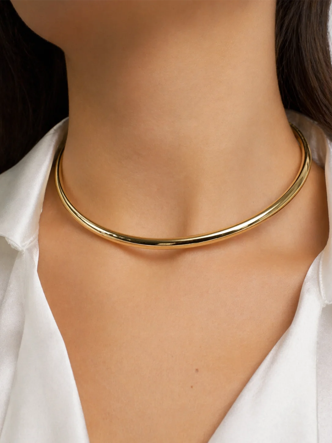 Colar Choker Minimalista Donna Bendita