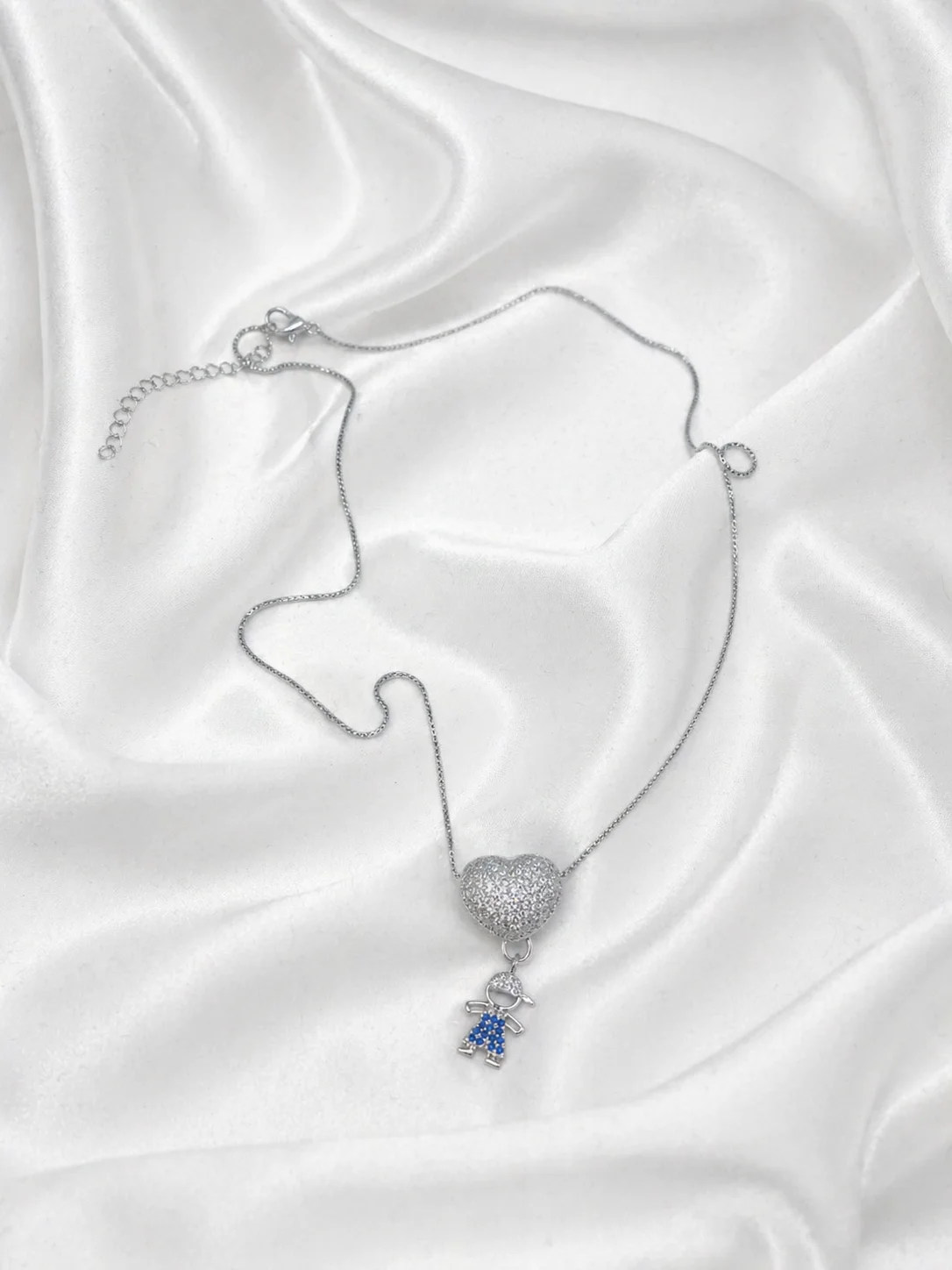 Colar Amor Eterno com Pingente de Menino