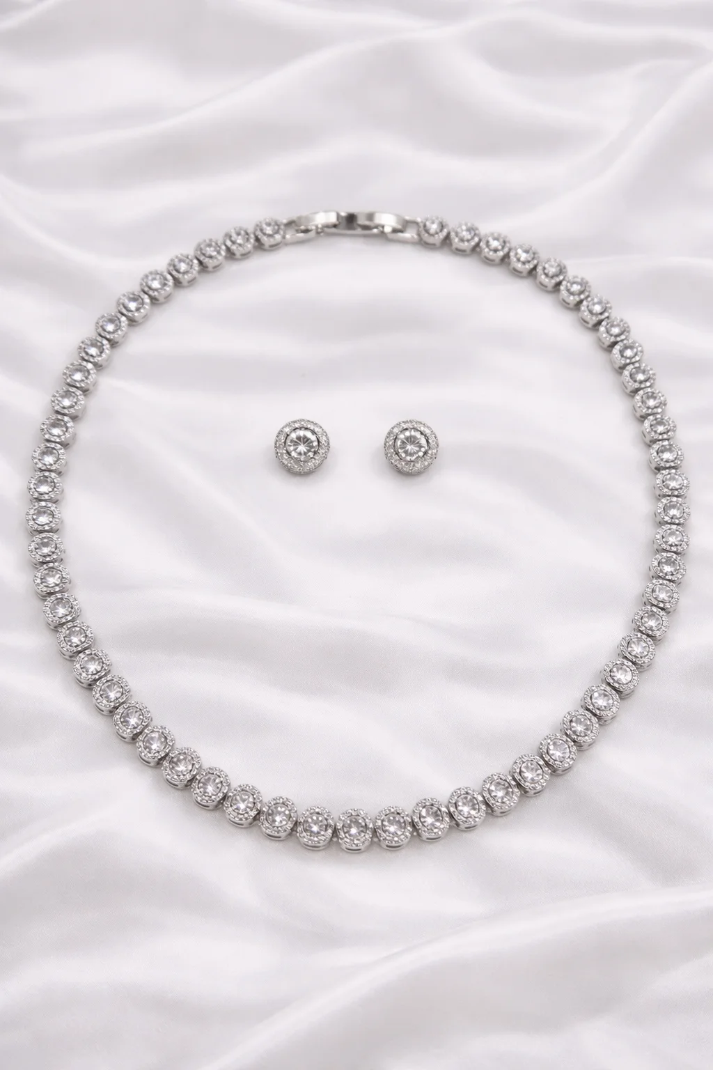 Conjunto Riviera com pedras 