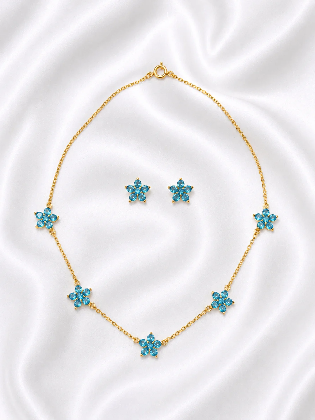 Conjunto Floral Cristal Luxury