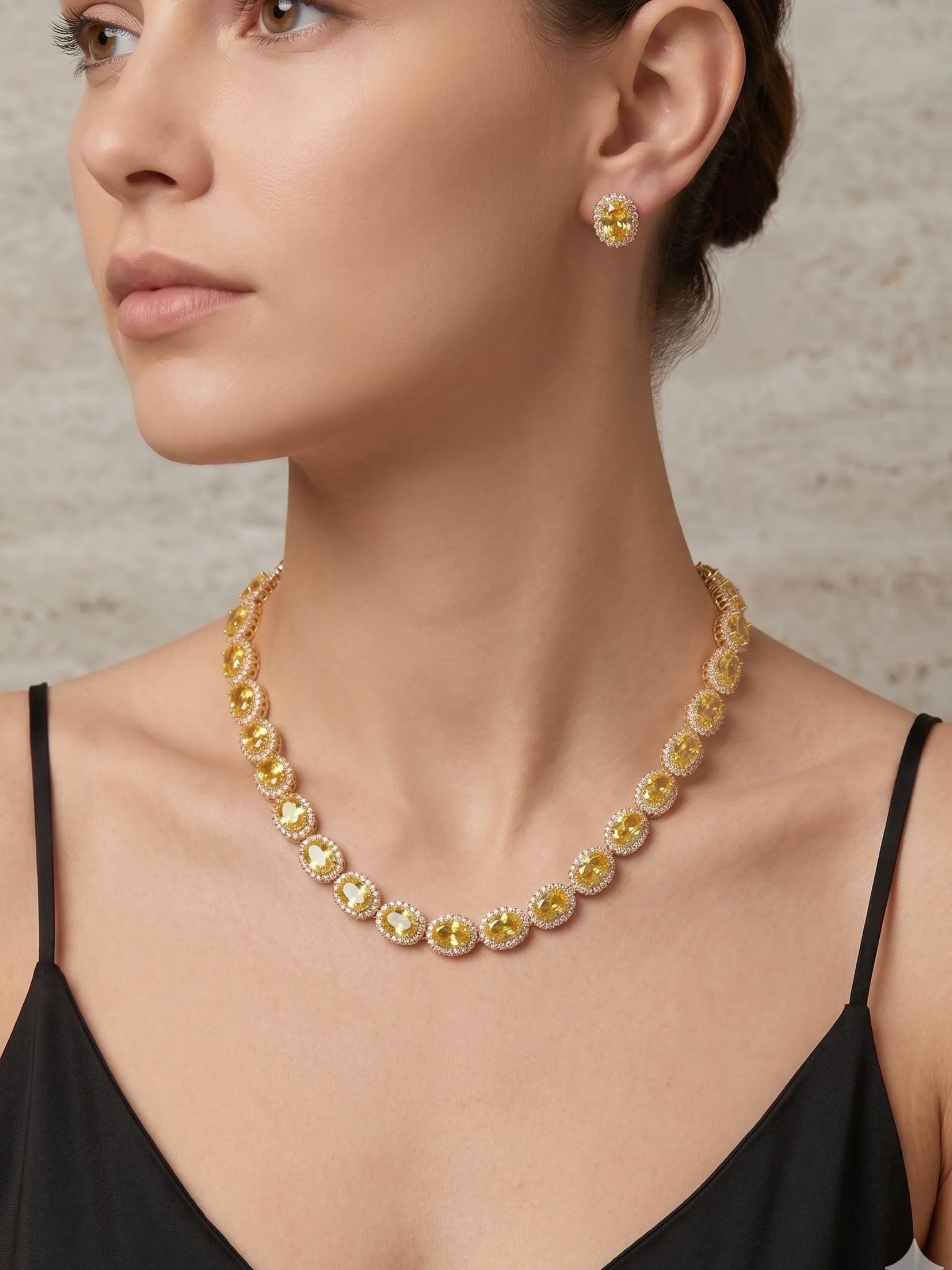 Conjunto Colar e Brincos Imperial Donna Bendita