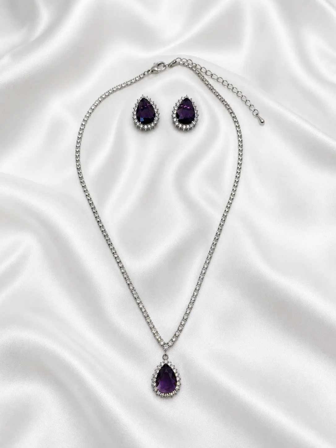 Conjunto Riviera Gota Luxo Prata