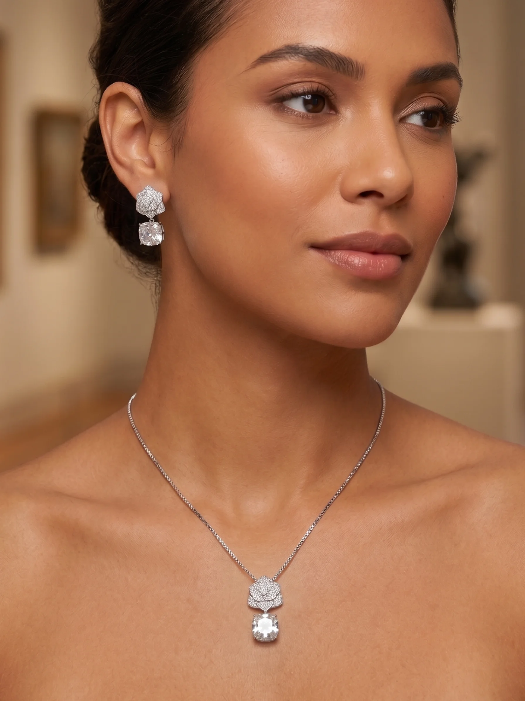 Conjunto Luxo Aura Cravejada Donna Bendita