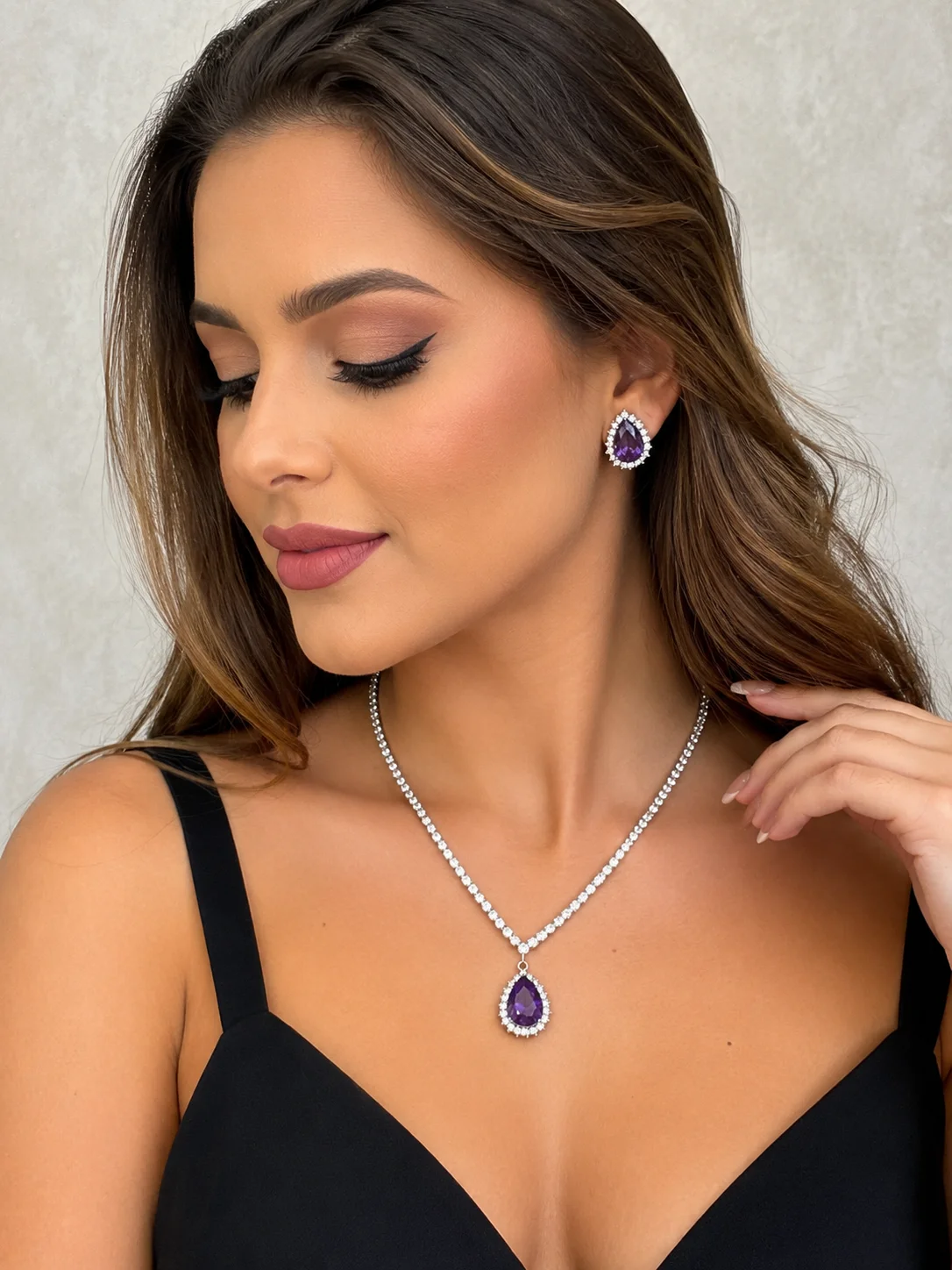 Conjunto Riviera Gota Luxo Prata