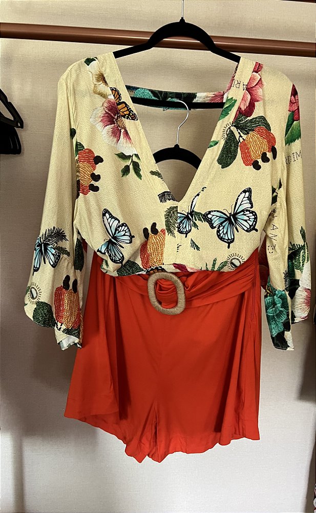 Cropped Fille Estampado