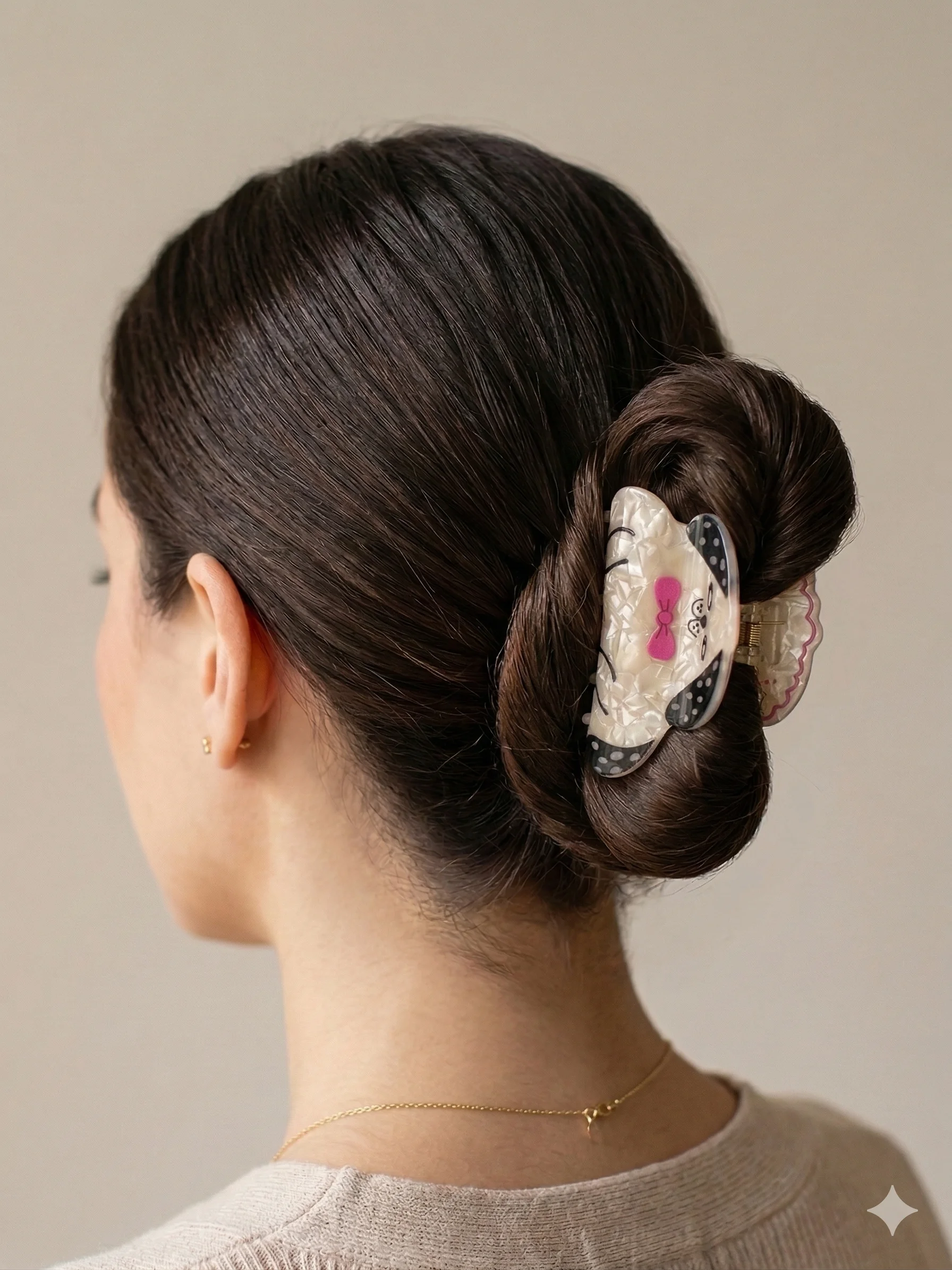 Piranha Cachorrinho Perolado bege 