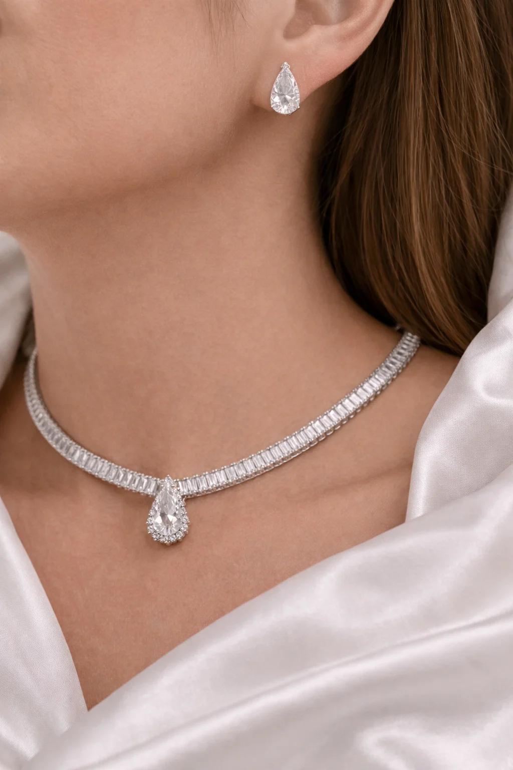 Conjunto Riviera Gota Cristal 