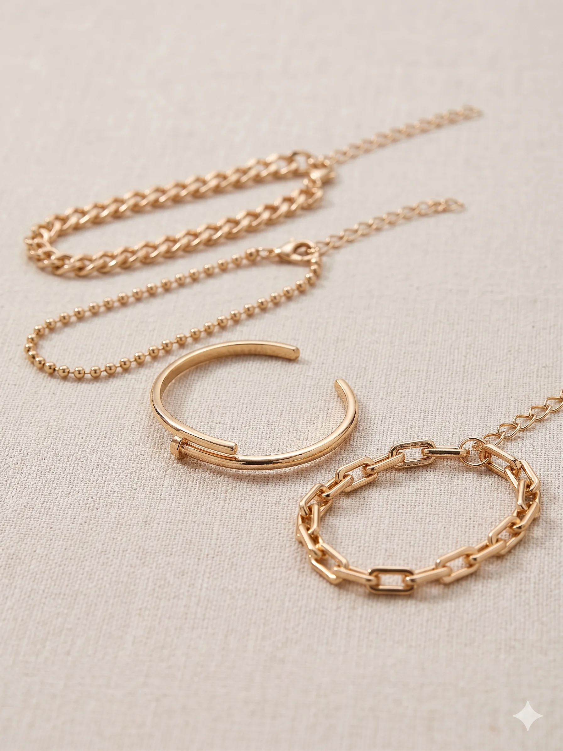 Kit Pulseiras Elegance Mix Elos 