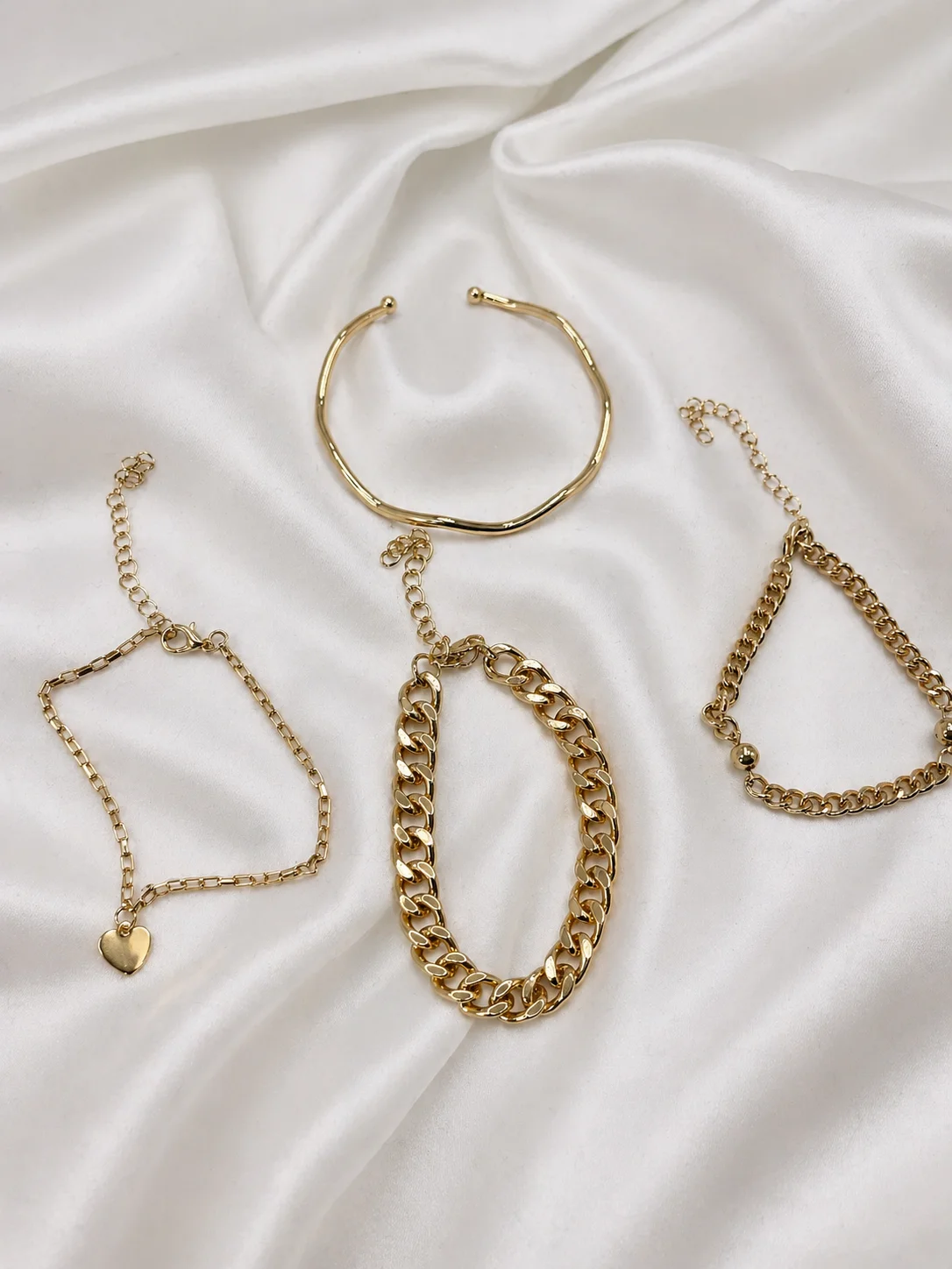 Kit Pulseiras Elegance Coração Donna Bendita