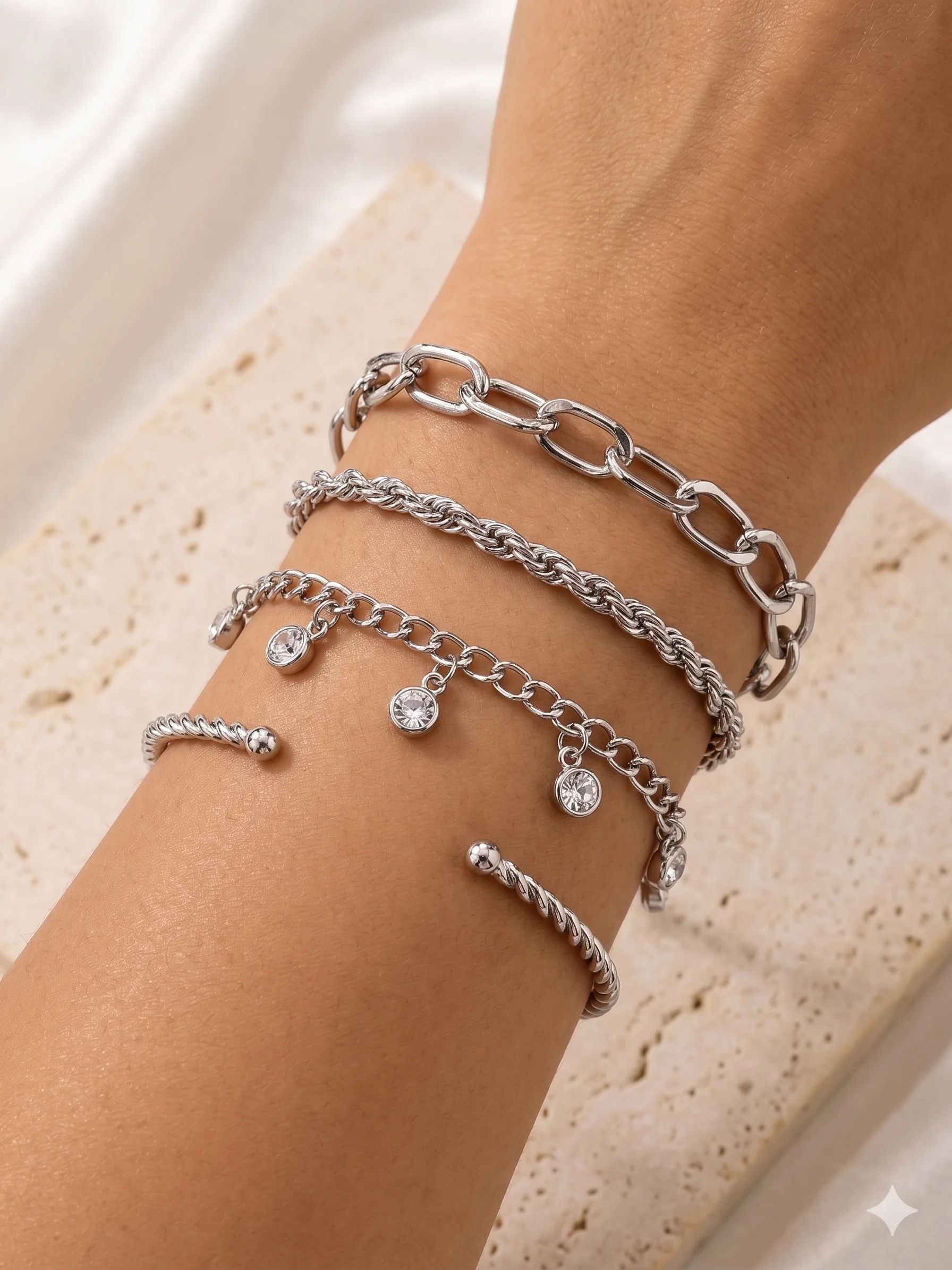 Kit Pulseiras Elegance Mix Donna Bendita