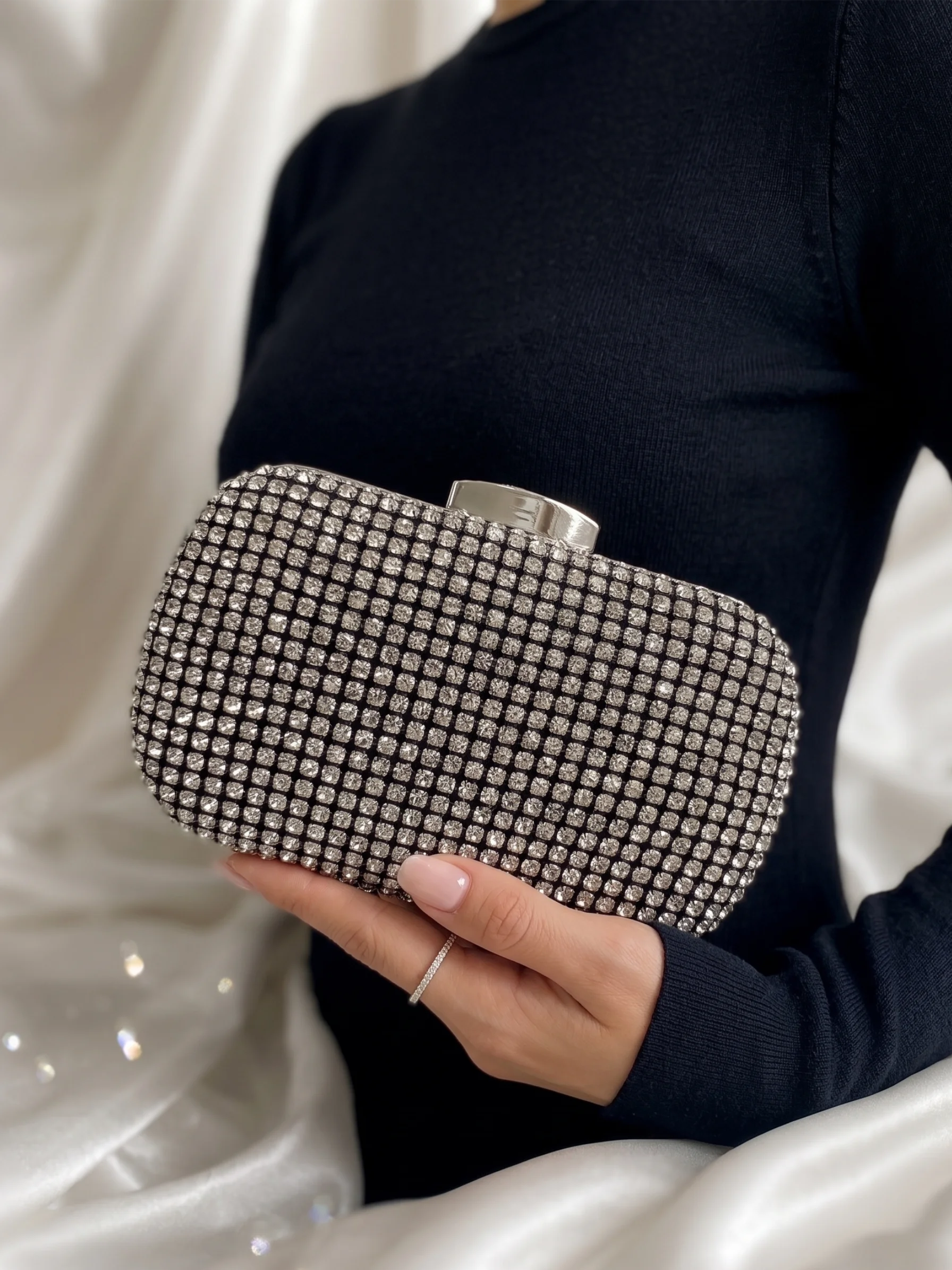 Clutch Glam Crystal Lux Donna Bendita