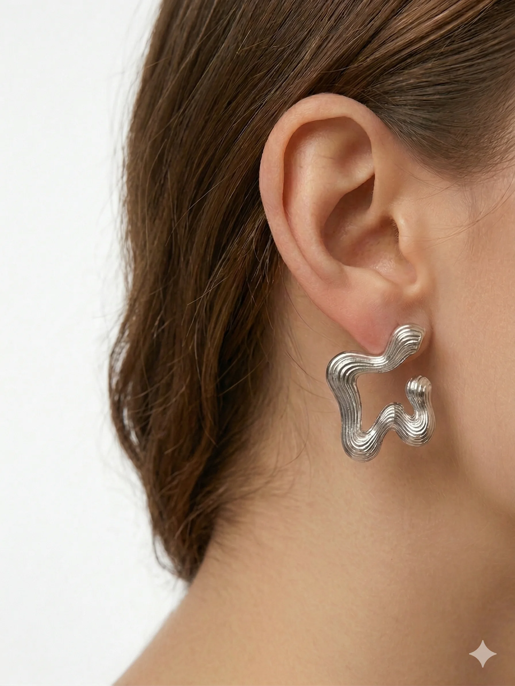 Brinco Orgânico "Waves" com Textura Canelada