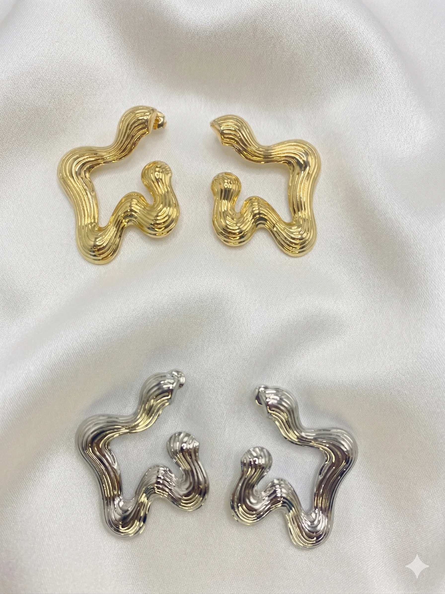 Brinco Orgânico "Waves" com Textura Canelada