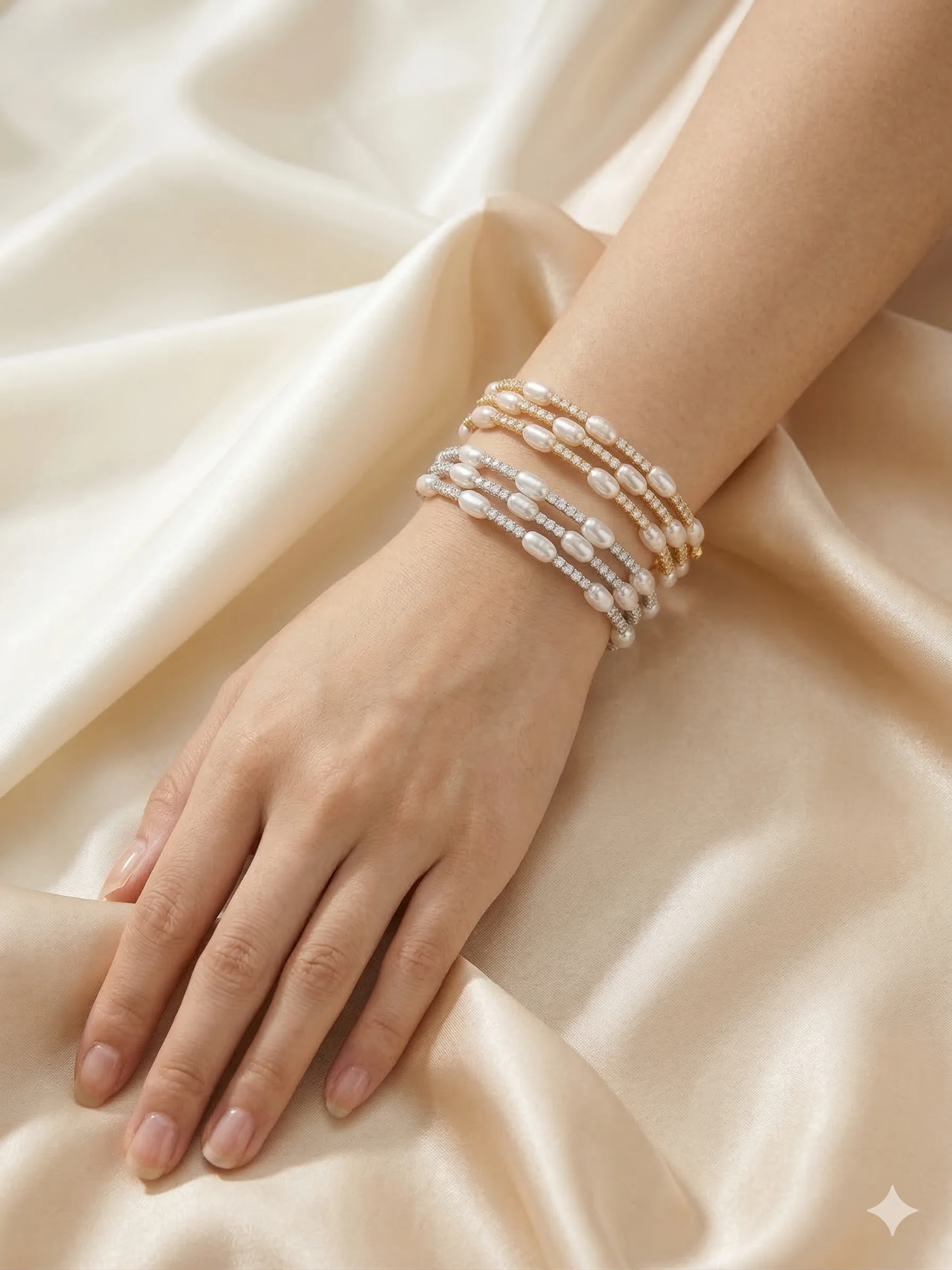 Pulseira de Elos Retangulares Infantil 