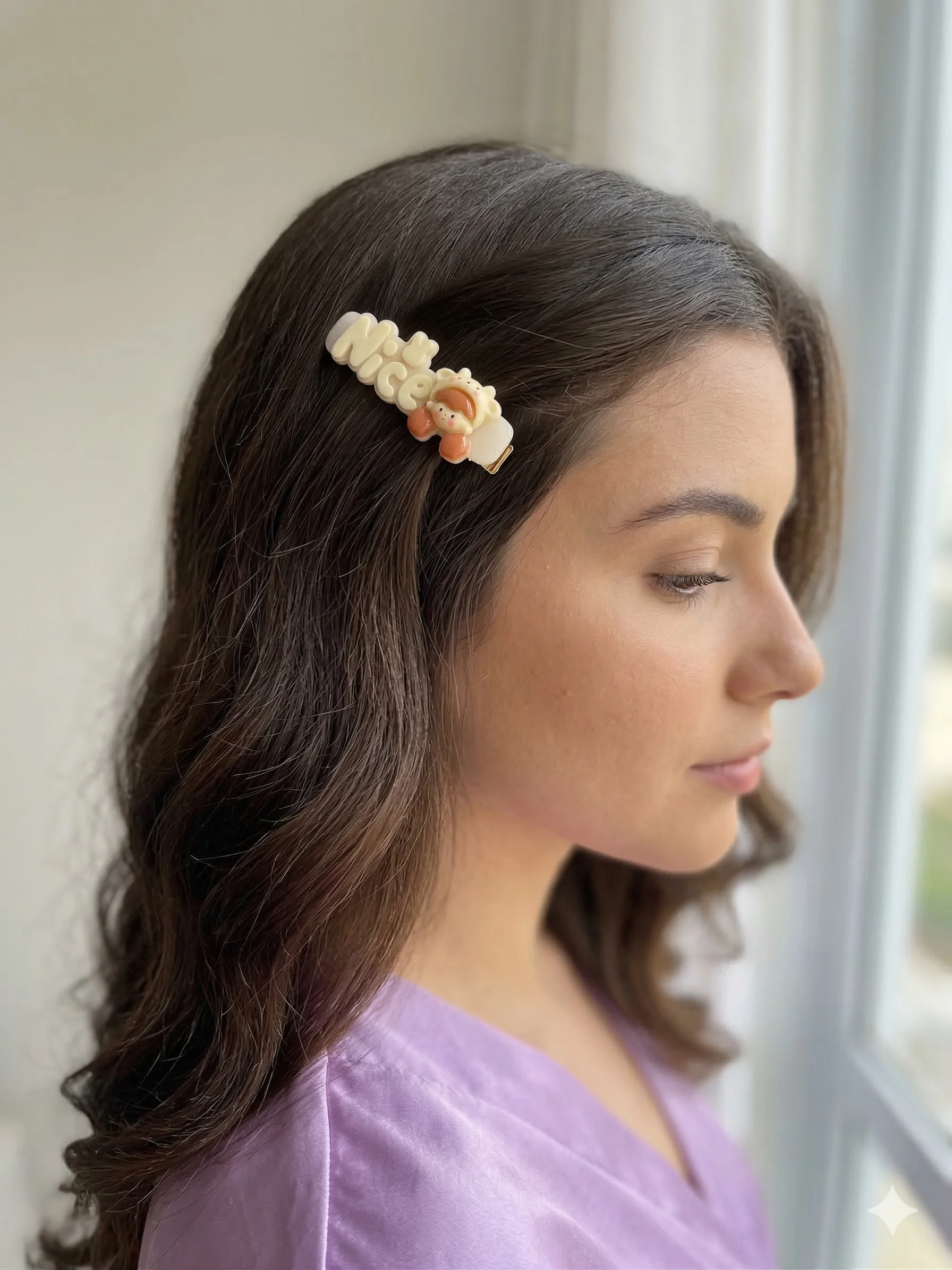 Kit de Presilhas Infantis Candy Color e Personagens - 5 Unidades