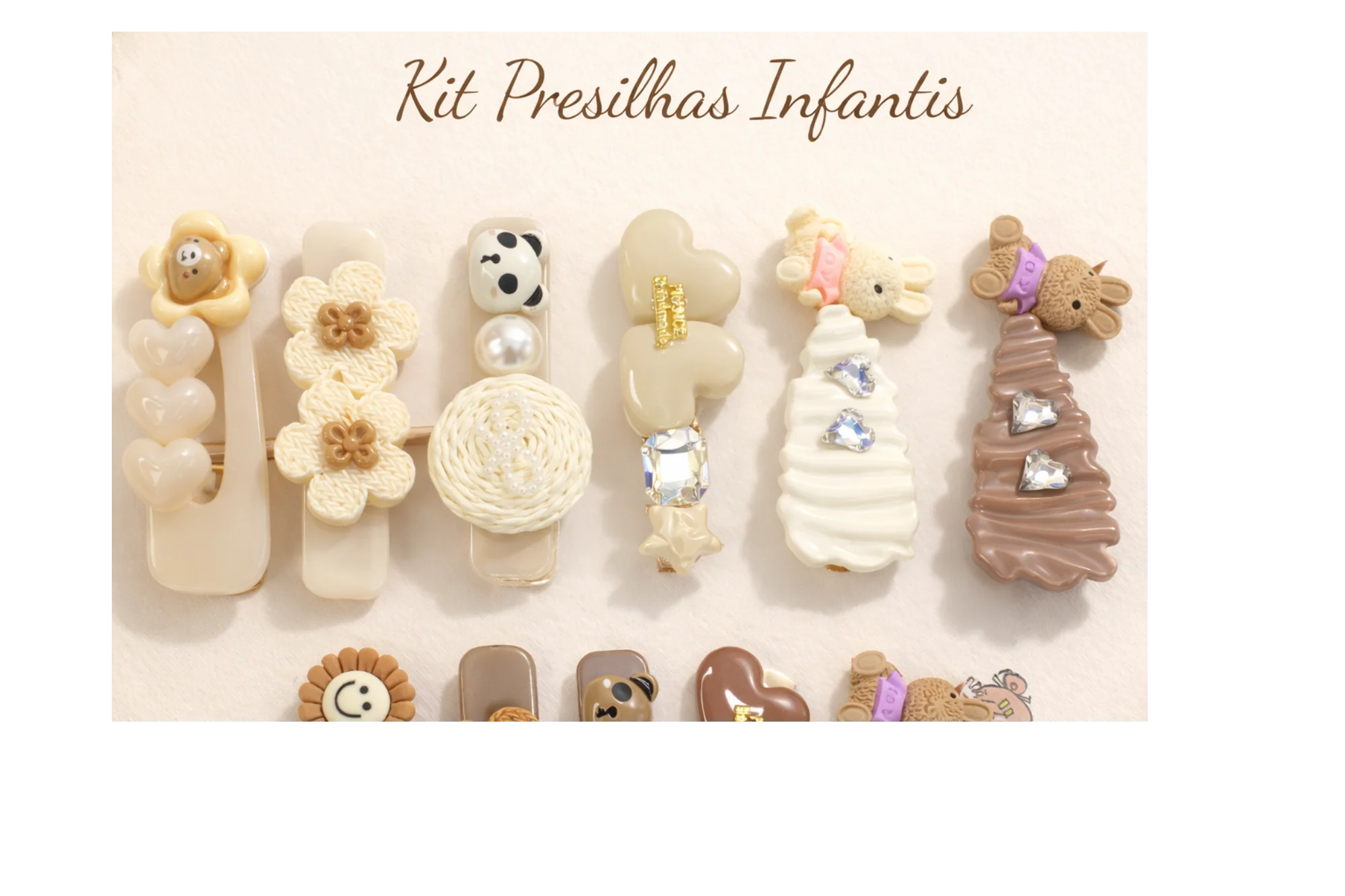 Kit Presilhas Infantis  5 Peças Donna Bendita