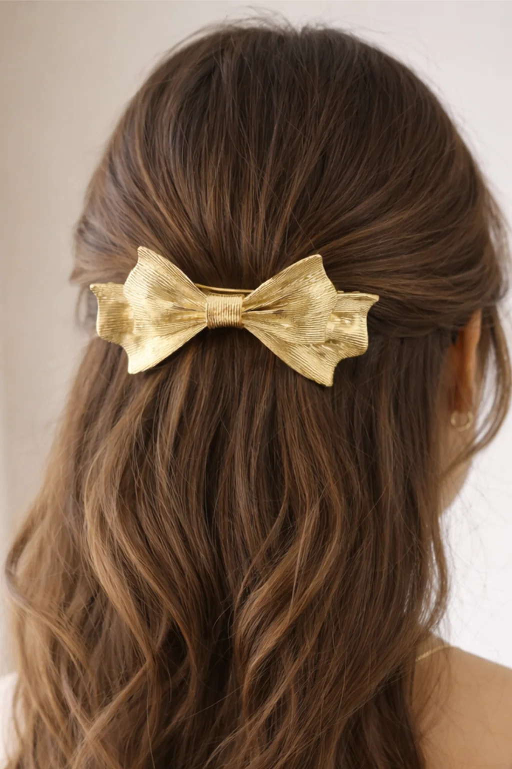 Presilha Laço Dourado Elegance